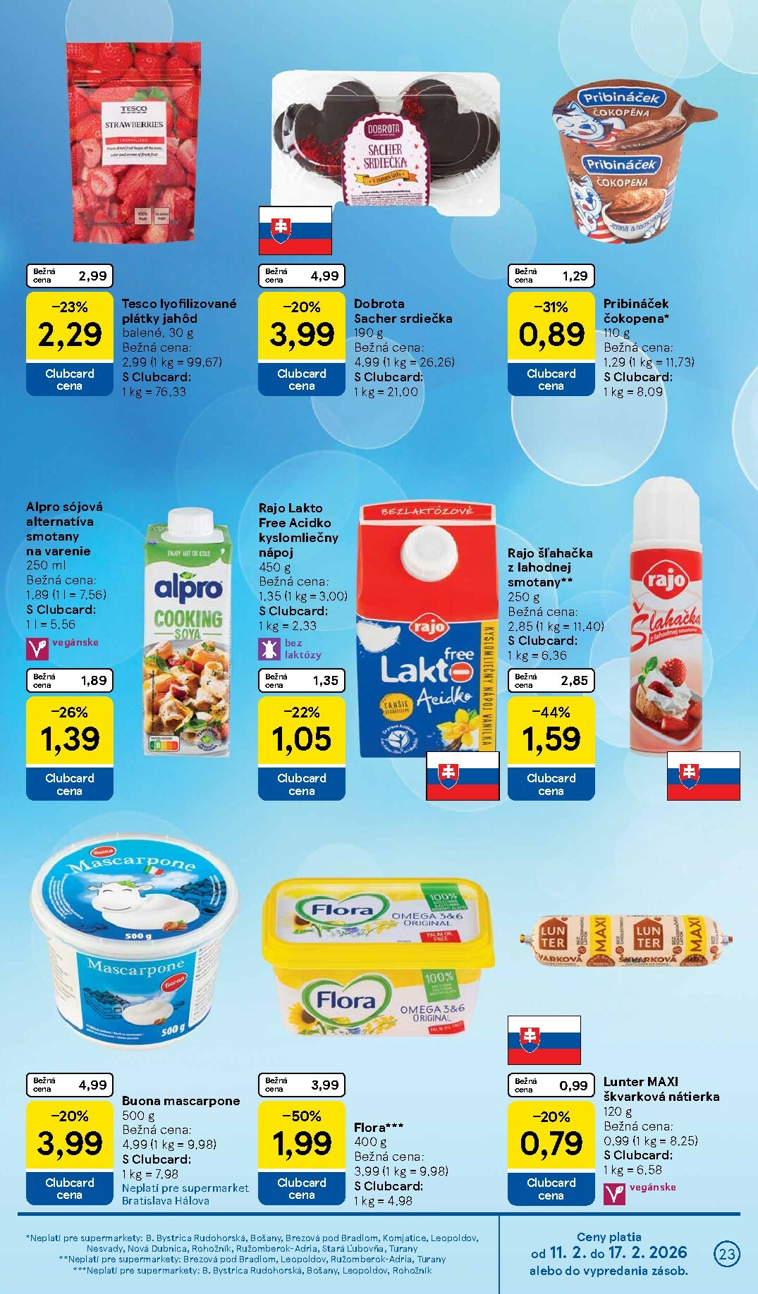 tesco - Leták Tesco supermarket platný od 11.02.2026 do 17.02.2026 - page: 23