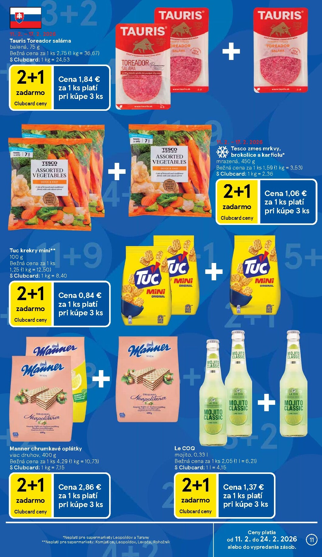 tesco - Leták Tesco supermarket platný od 11.02.2026 do 17.02.2026 - page: 11