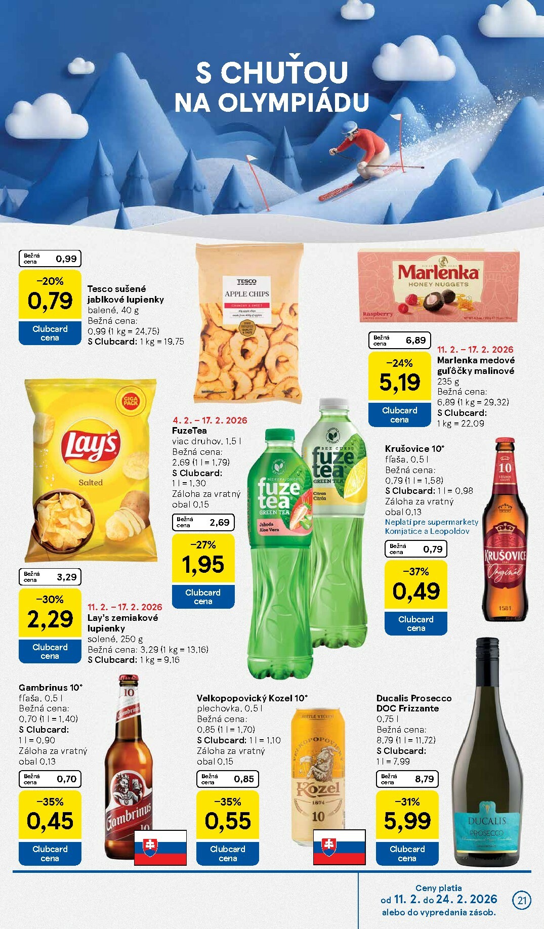 tesco - Leták Tesco supermarket platný od 11.02.2026 do 17.02.2026 - page: 21
