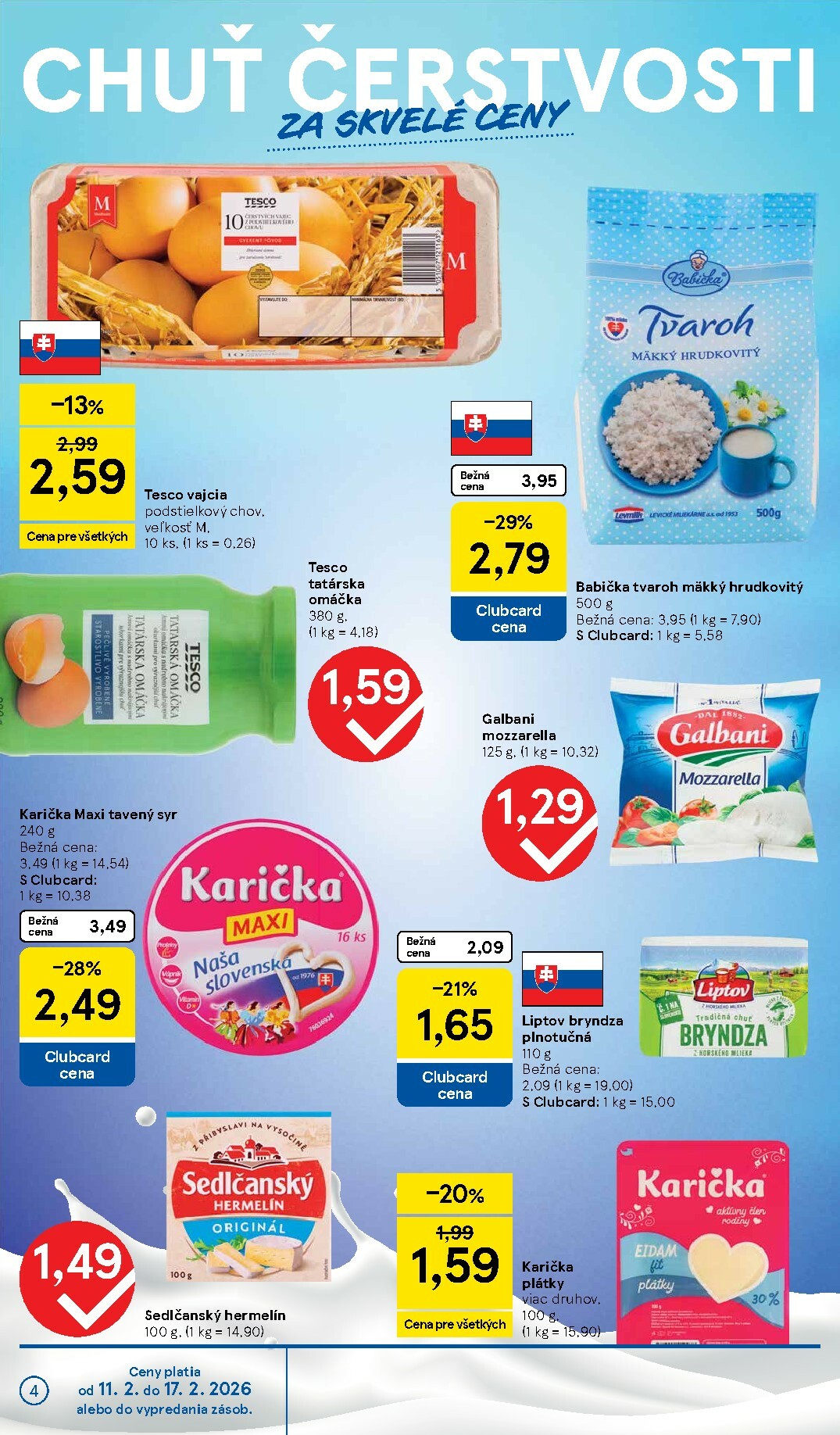tesco - Leták Tesco supermarket platný od 11.02.2026 do 17.02.2026 - page: 4