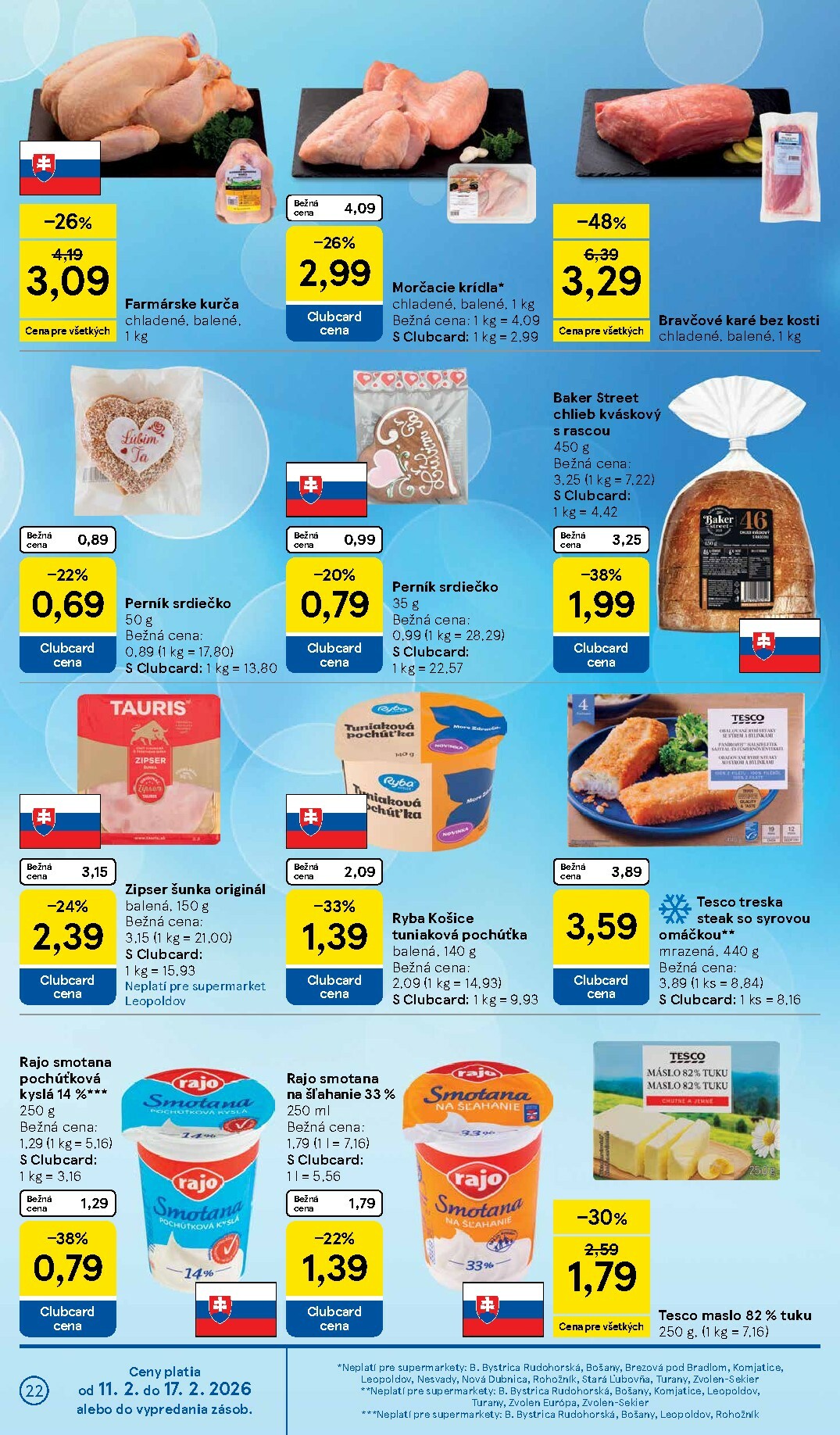 tesco - Leták Tesco supermarket platný od 11.02.2026 do 17.02.2026 - page: 22