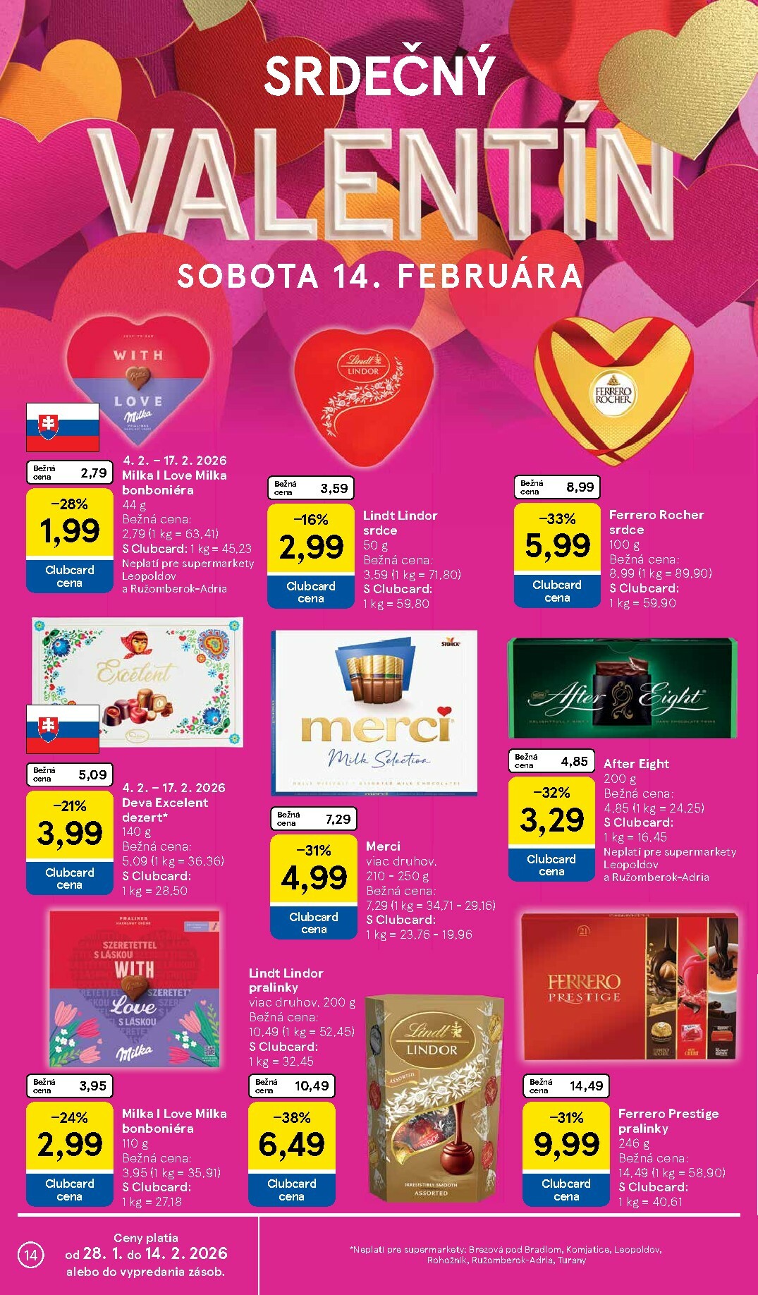 tesco - Leták Tesco supermarket platný od 11.02.2026 do 17.02.2026 - page: 14
