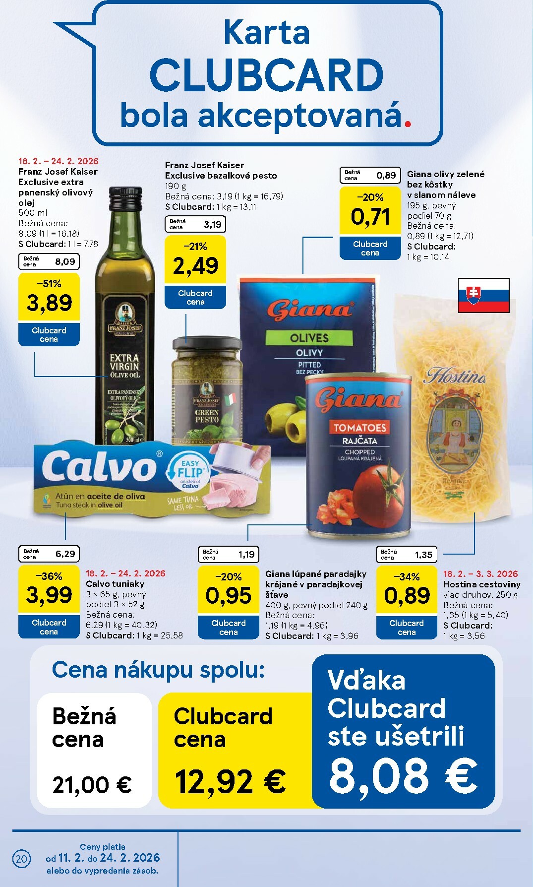 tesco - Leták Tesco supermarket platný od 18.02.2026 do 24.02.2026 - page: 20