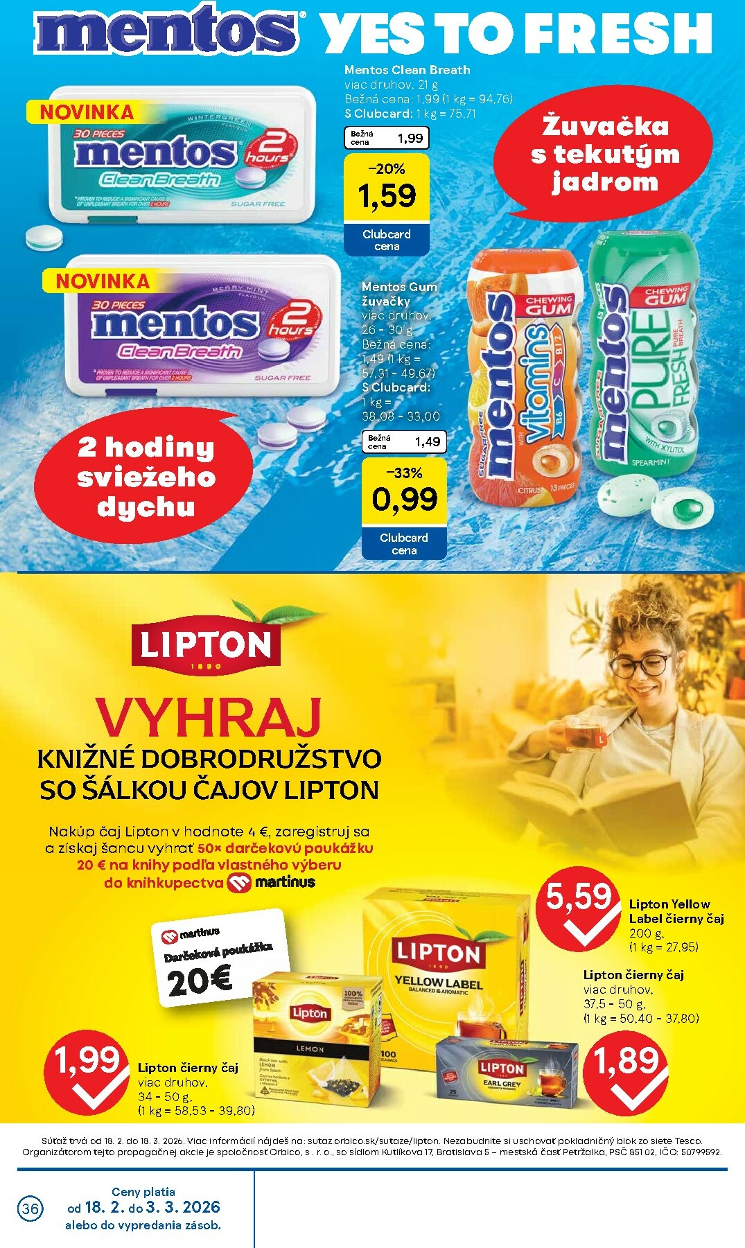 tesco - Leták Tesco platný od 18.02.2026 do 24.02.2026 - page: 36