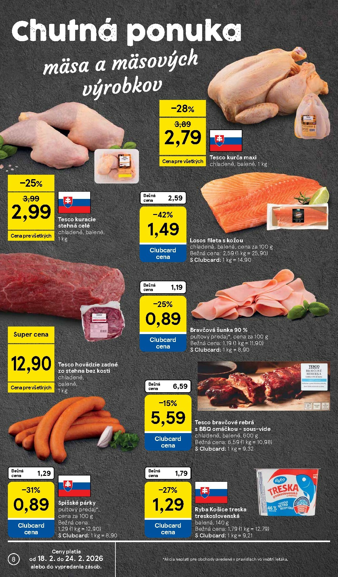 tesco - Leták Tesco platný od 18.02.2026 do 24.02.2026 - page: 8