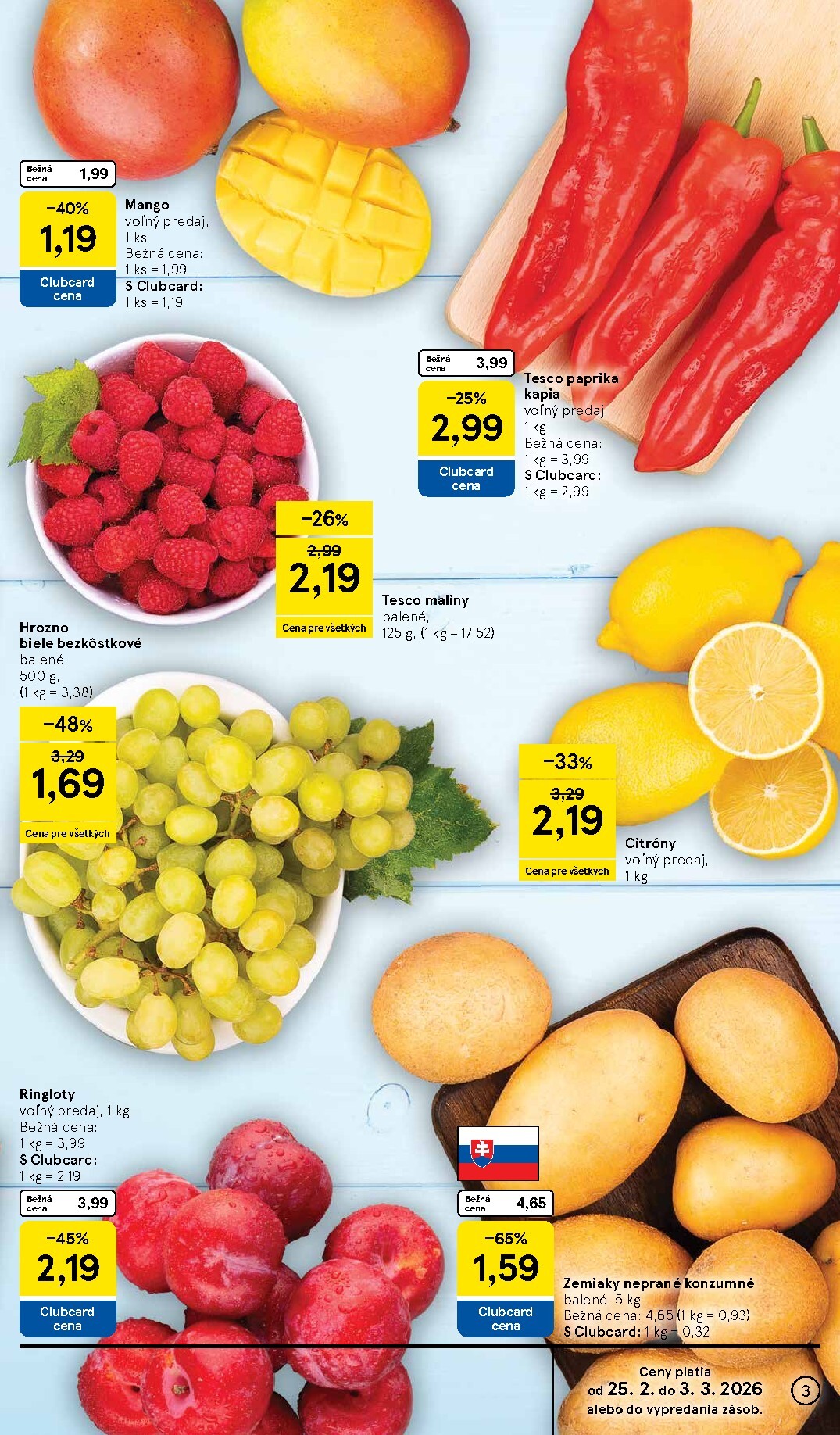 tesco - Leták Tesco supermarket platný od 25.02.2026 do 03.03.2026 - page: 3