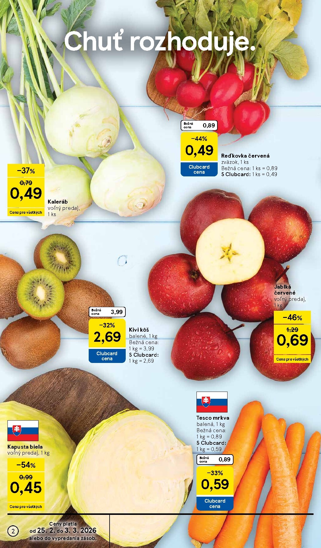 tesco - Leták Tesco supermarket platný od 25.02.2026 do 03.03.2026 - page: 2