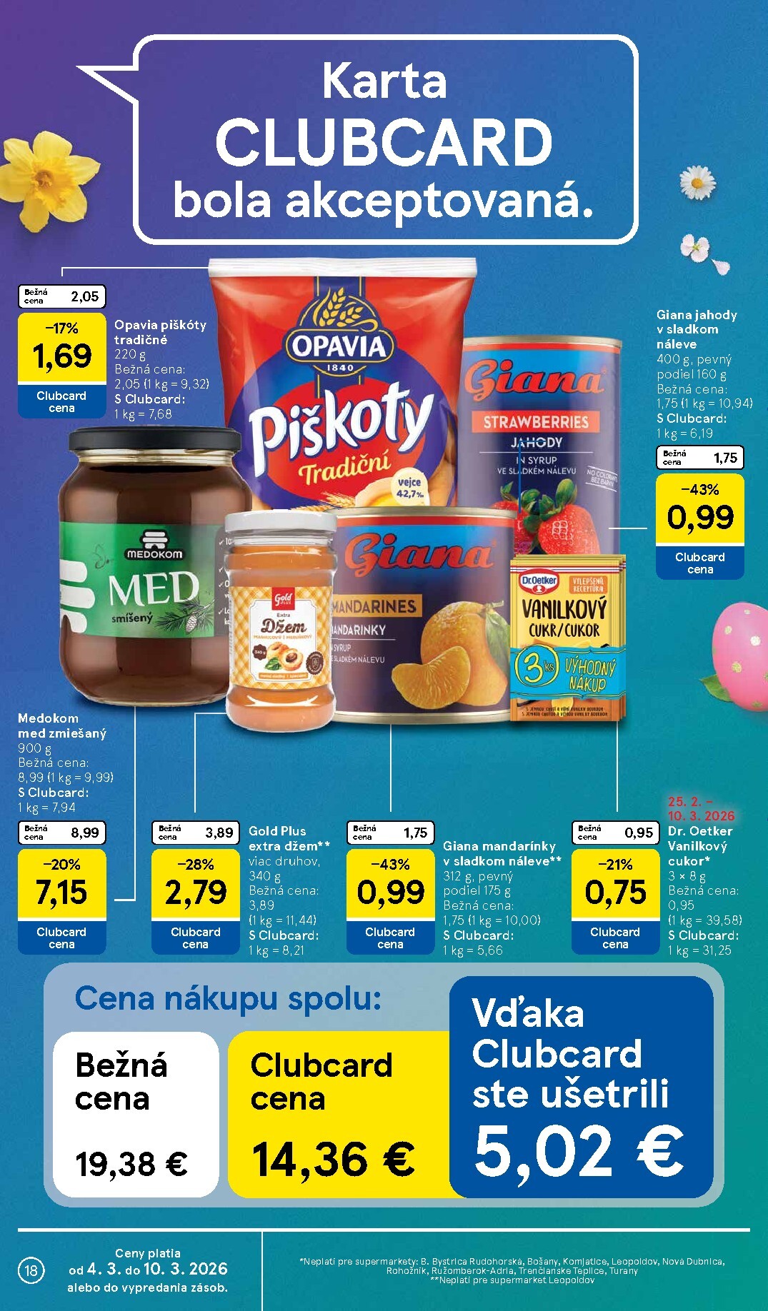 tesco - Leták Tesco supermarket platný od 04.03.2026 do 10.03.2026 - page: 18