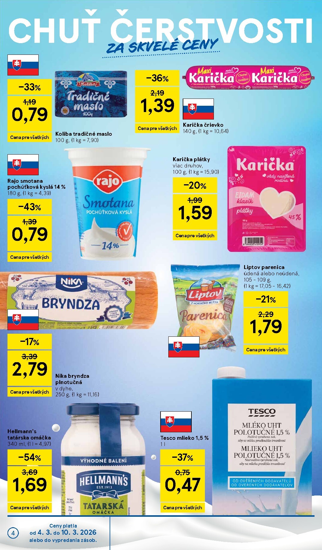 tesco - Leták Tesco supermarket platný od 04.03.2026 do 10.03.2026 - page: 4