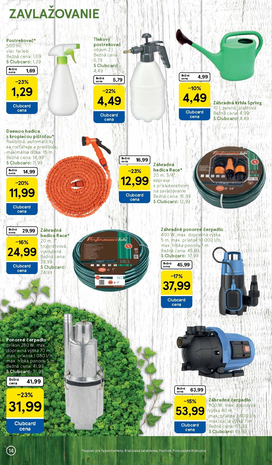 tesco - Leták Tesco - Všetko pre vašu záhradu platný od 03.03.2026 do 06.04.2026 - page: 14