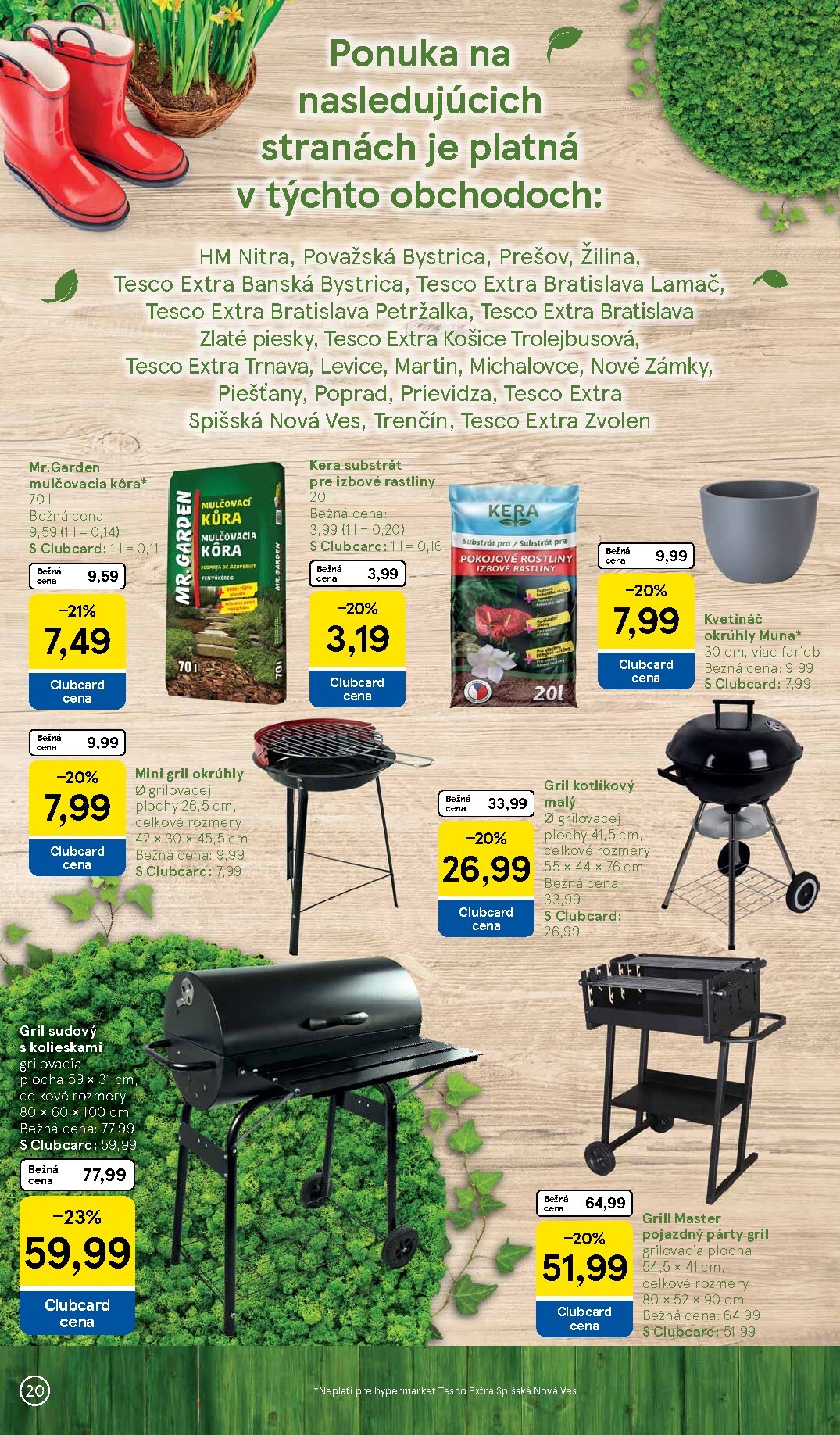 tesco - Leták Tesco - Všetko pre vašu záhradu platný od 03.03.2026 do 06.04.2026 - page: 20