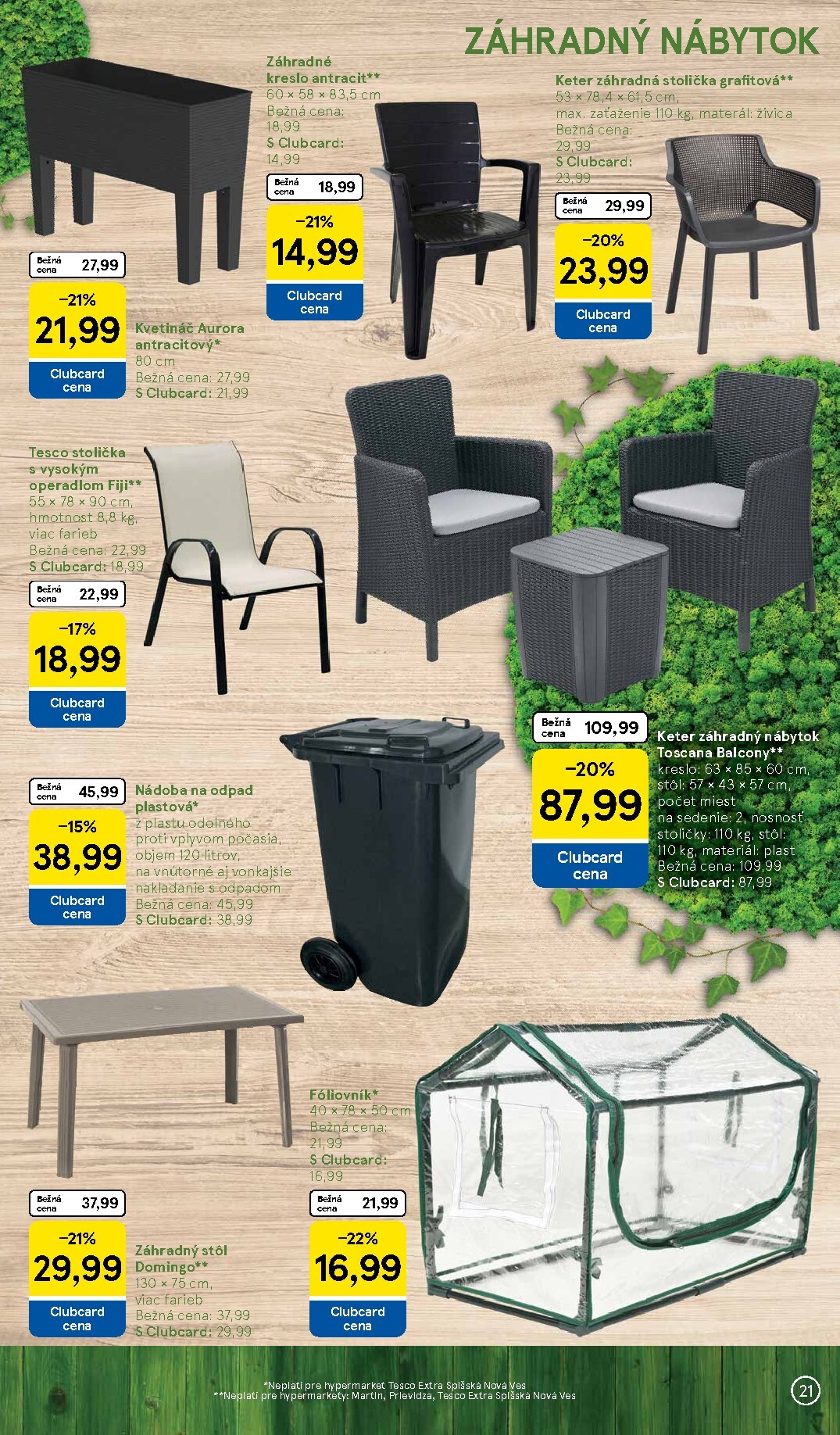 tesco - Leták Tesco - Všetko pre vašu záhradu platný od 03.03.2026 do 06.04.2026 - page: 21