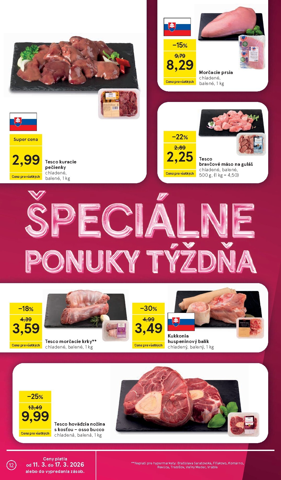 tesco - Leták Tesco platný od 11.03.2026 do 17.03.2026 - page: 12