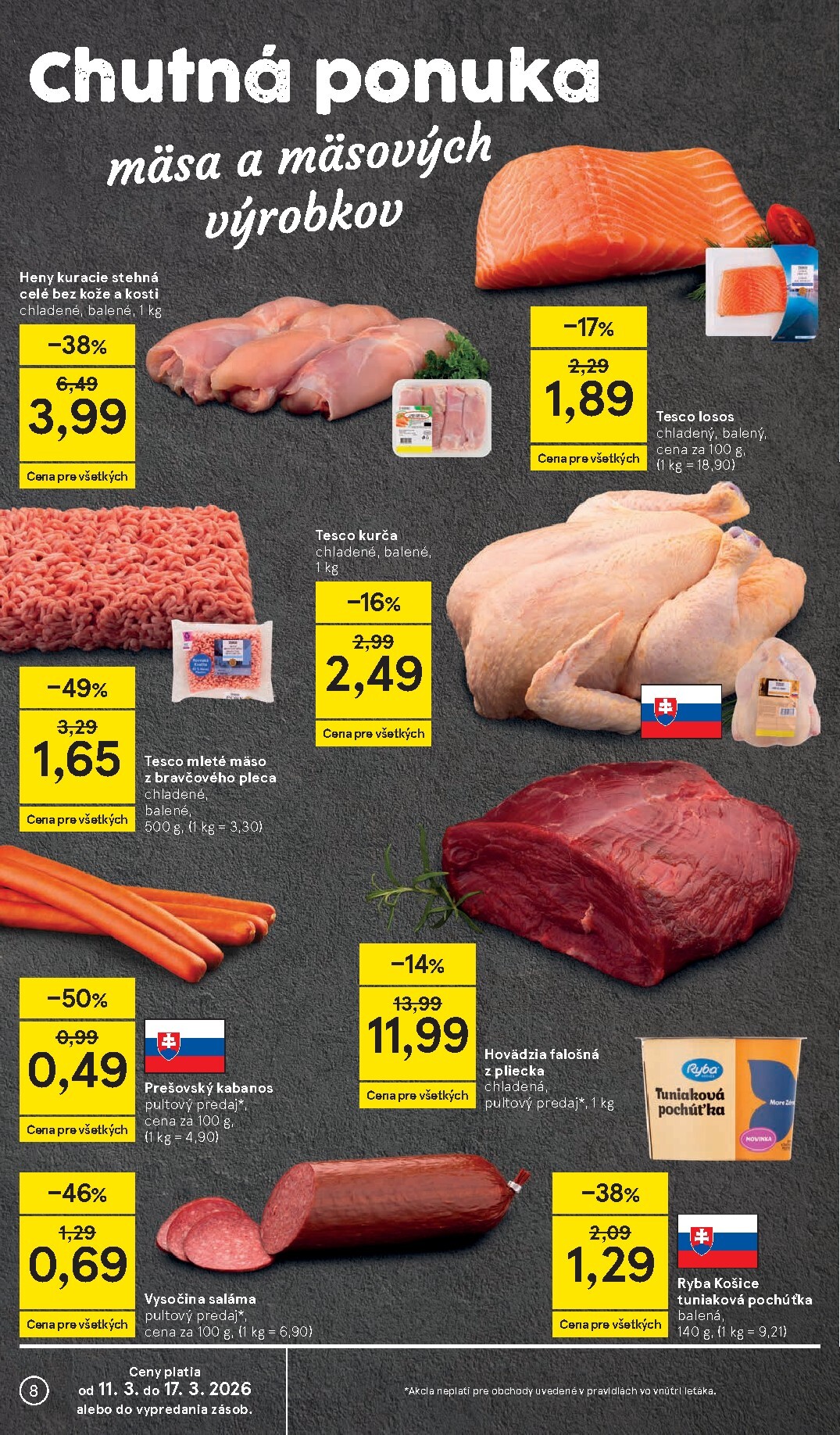 tesco - Leták Tesco platný od 11.03.2026 do 17.03.2026 - page: 8