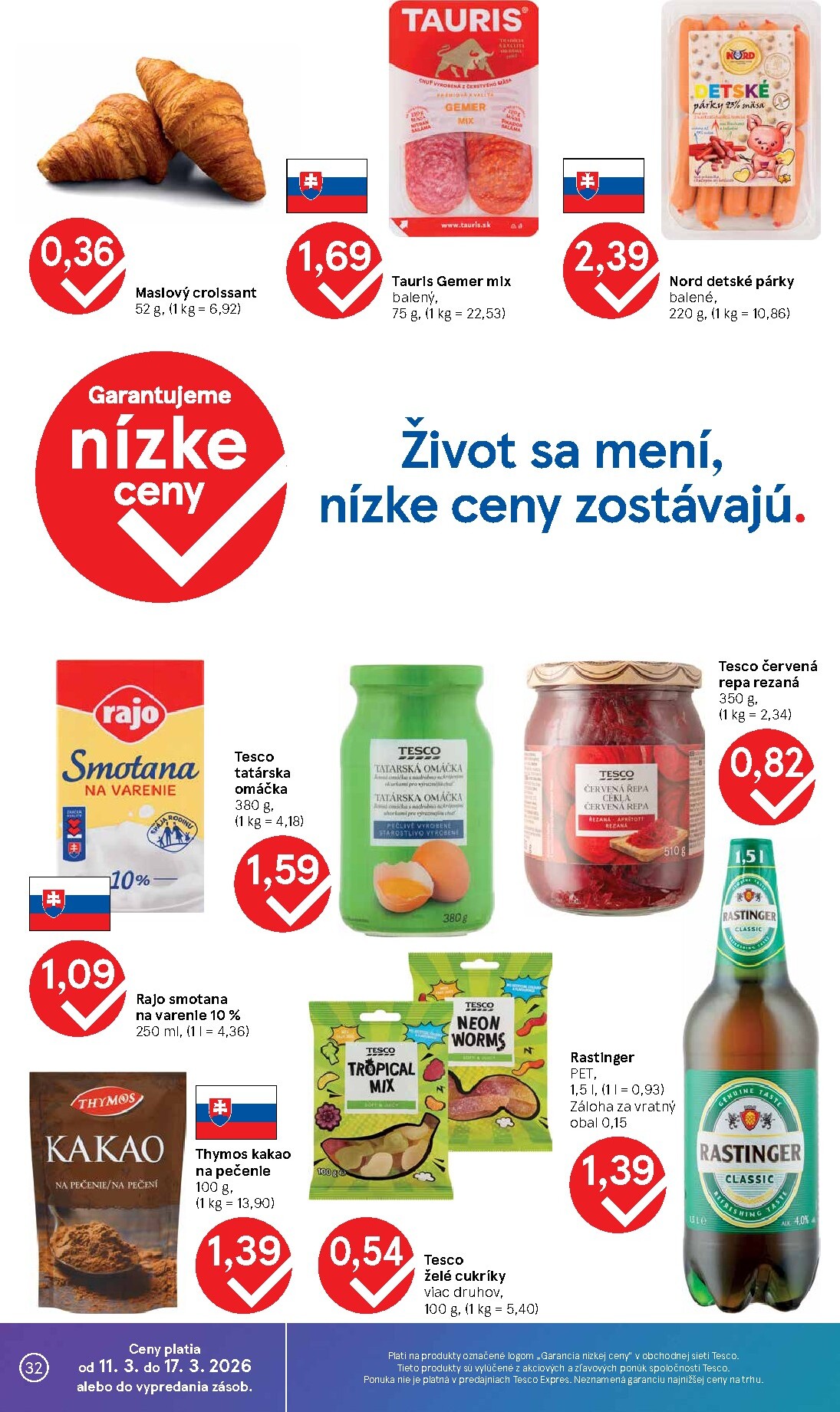 tesco - Leták Tesco platný od 11.03.2026 do 17.03.2026 - page: 32