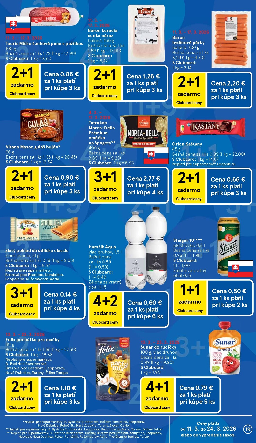 tesco - Leták Tesco supermarket platný od 11.03.2026 do 17.03.2026 - page: 19