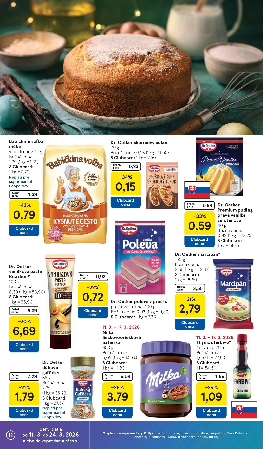 tesco - Leták Tesco supermarket platný od 11.03.2026 do 17.03.2026 - page: 12