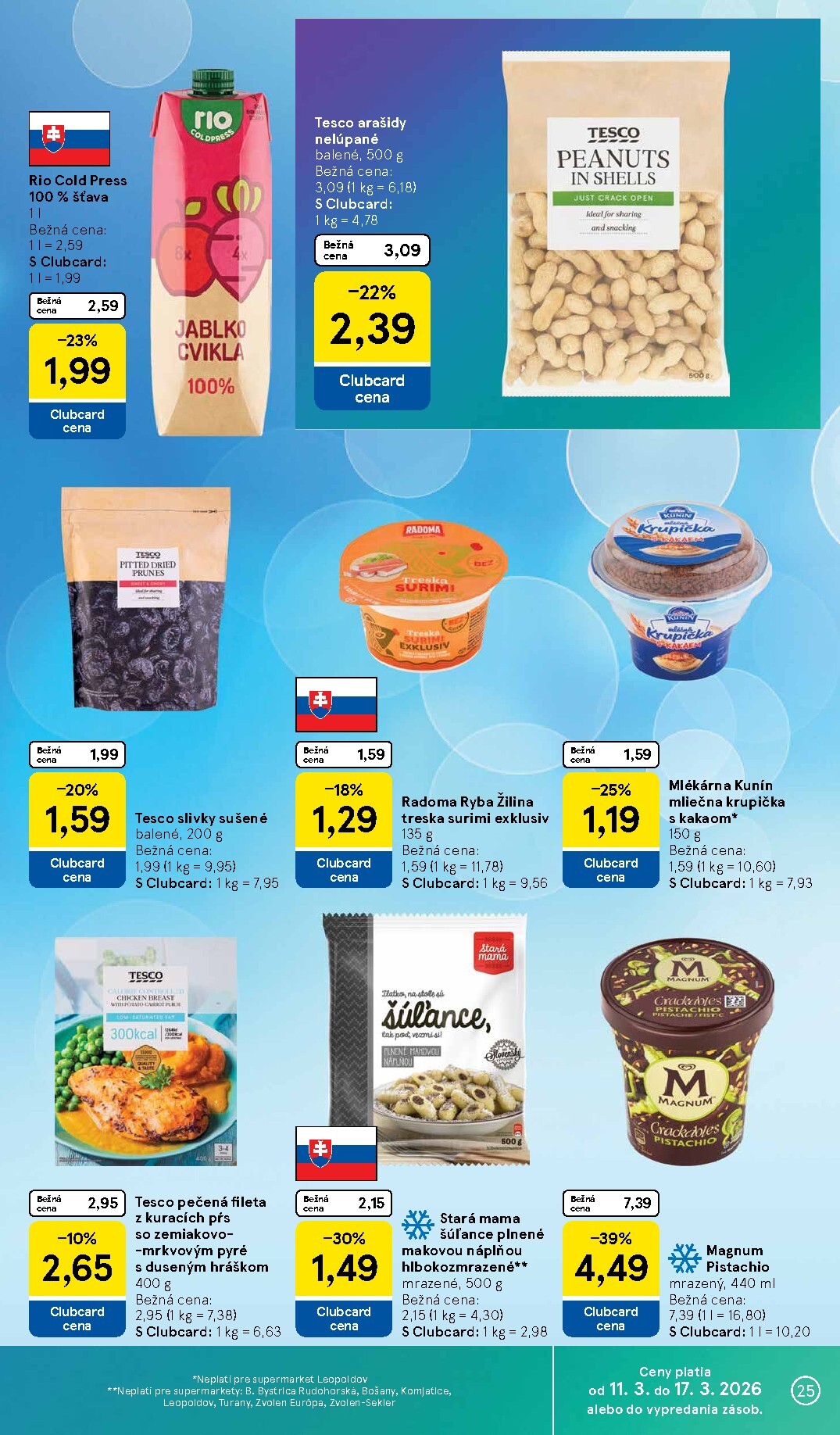 tesco - Leták Tesco supermarket platný od 11.03.2026 do 17.03.2026 - page: 25