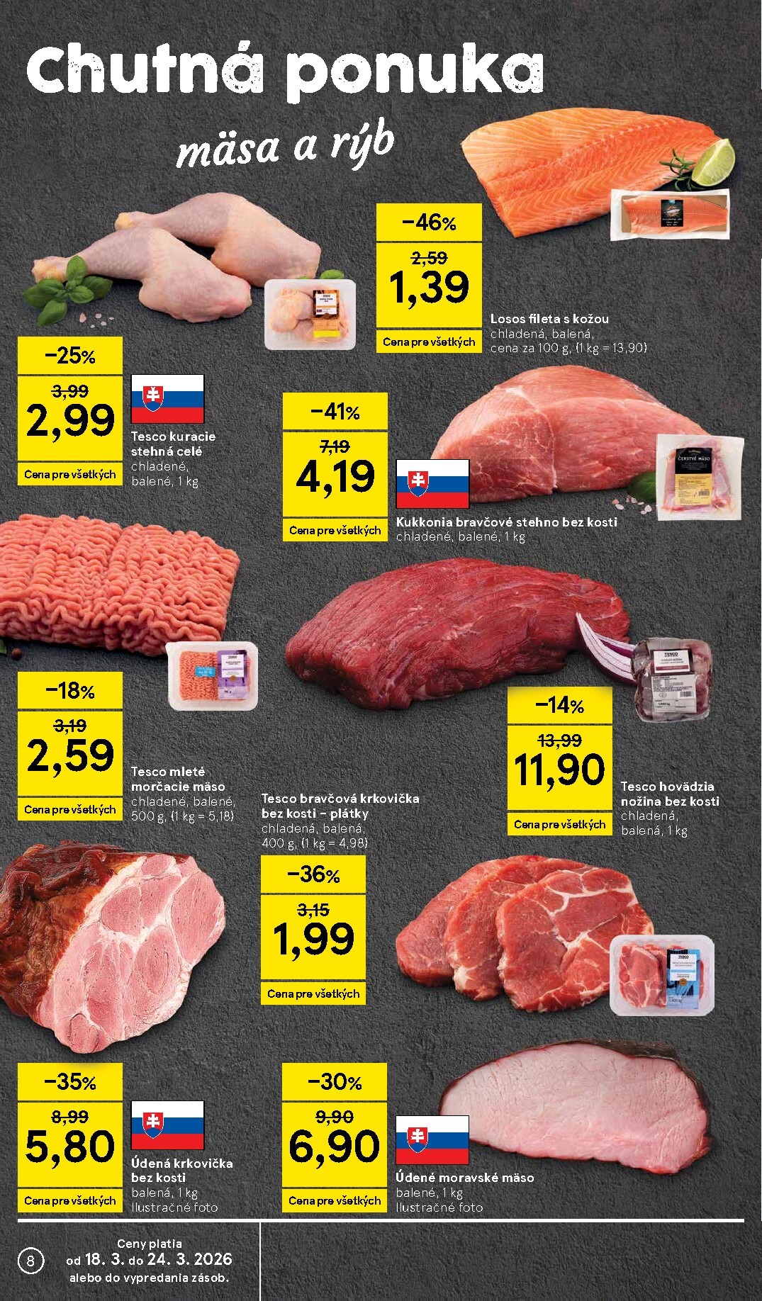 tesco - Leták Tesco supermarket platný od 18.03.2026 do 24.03.2026 - page: 8