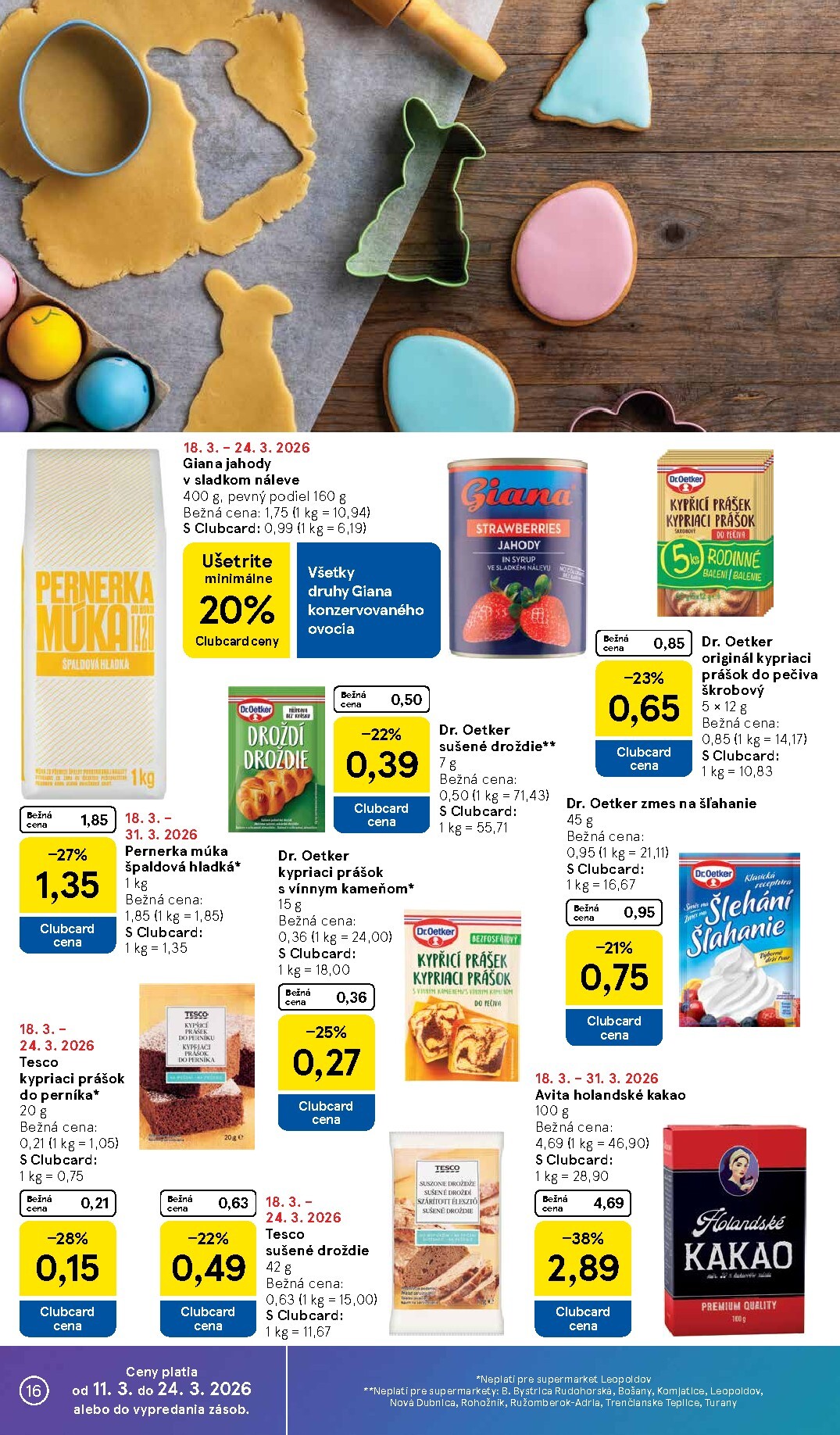 tesco - Leták Tesco supermarket platný od 18.03.2026 do 24.03.2026 - page: 16
