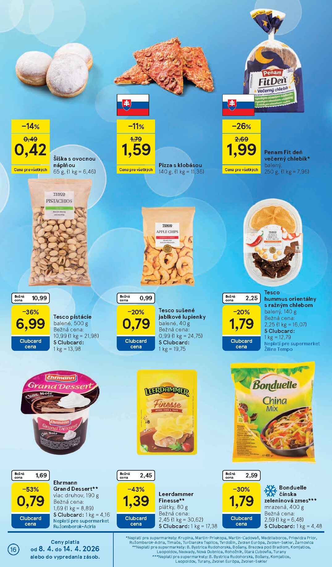 tesco - Leták Tesco supermarket platný od 08.04.2026 do 14.04.2026 - page: 16