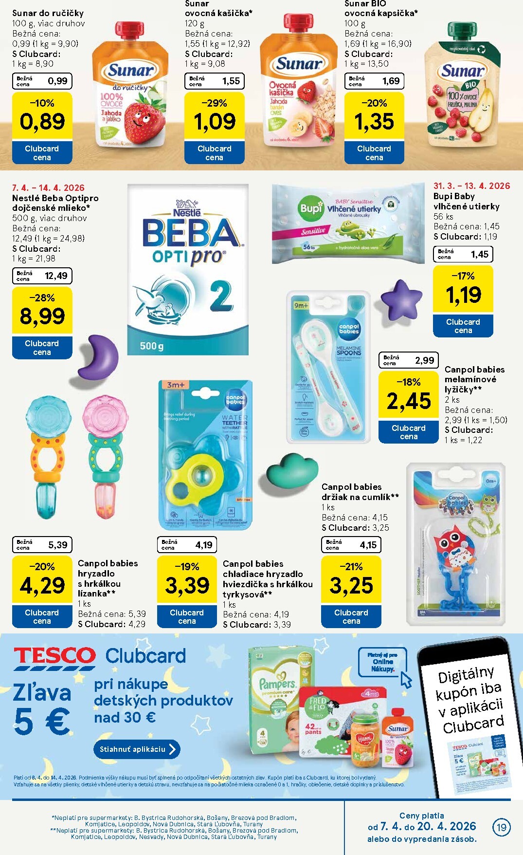 tesco - Leták Tesco supermarket platný od 08.04.2026 do 14.04.2026 - page: 19