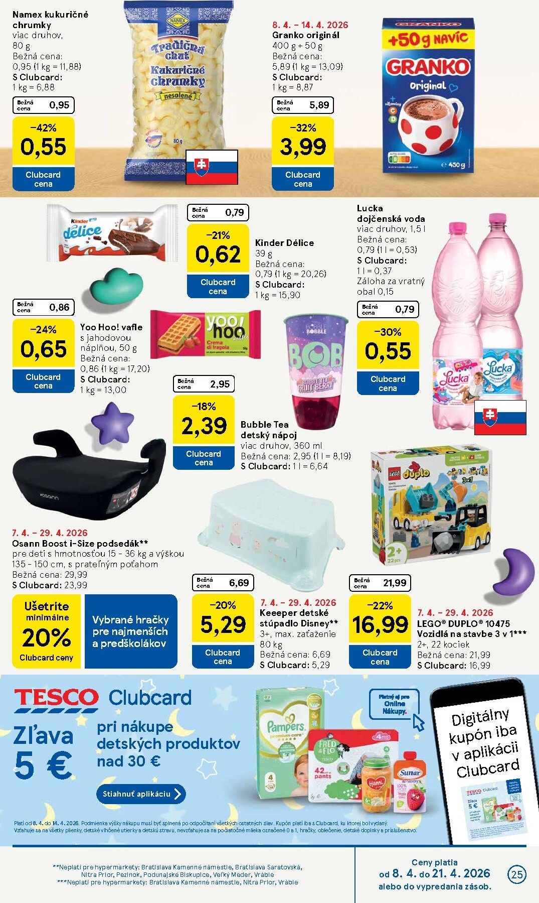 tesco - Leták Tesco platný od 08.04.2026 do 14.04.2026 - page: 25