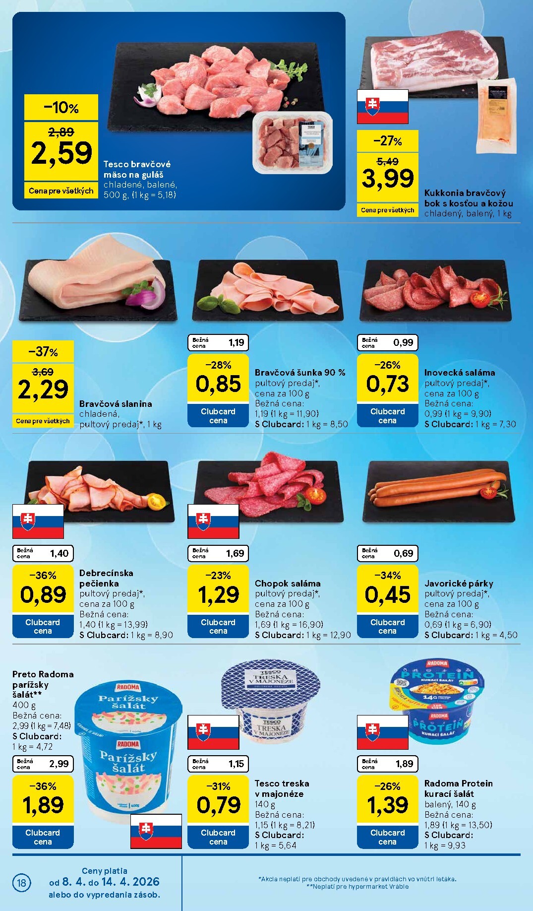tesco - Leták Tesco platný od 08.04.2026 do 14.04.2026 - page: 18