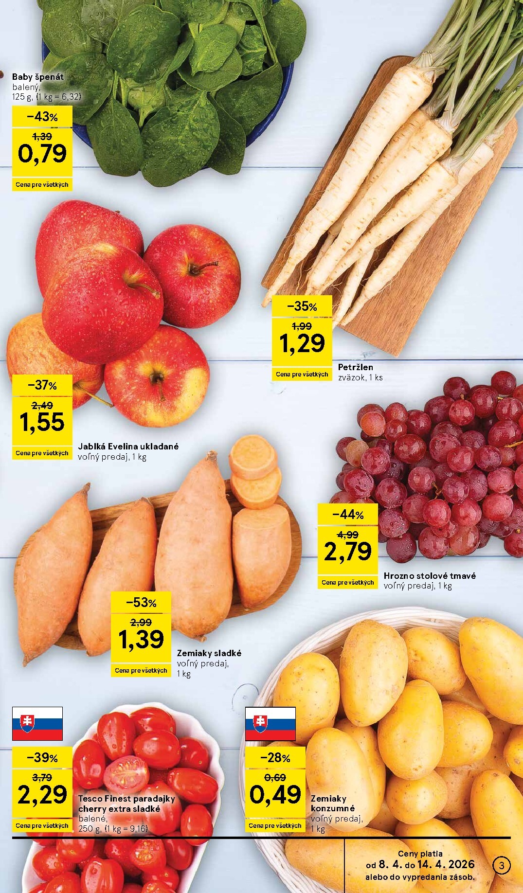 tesco - Leták Tesco platný od 08.04.2026 do 14.04.2026 - page: 3