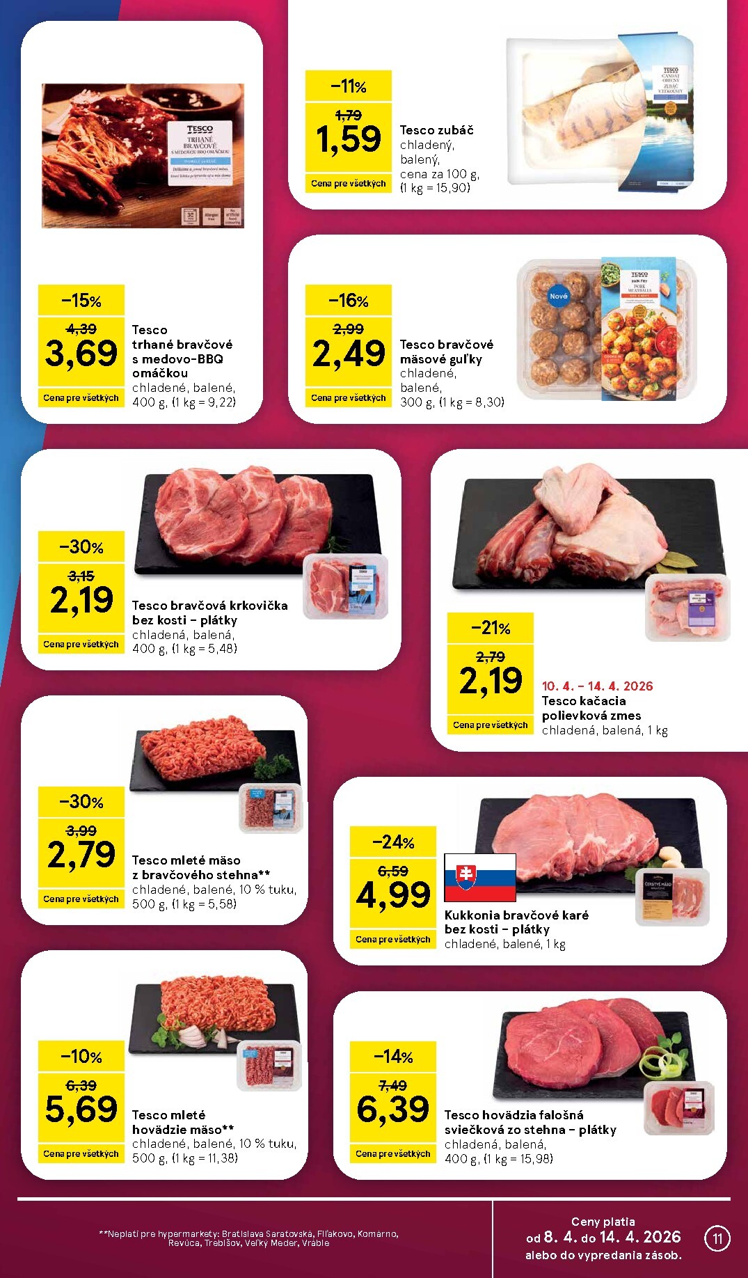 tesco - Leták Tesco platný od 08.04.2026 do 14.04.2026 - page: 11