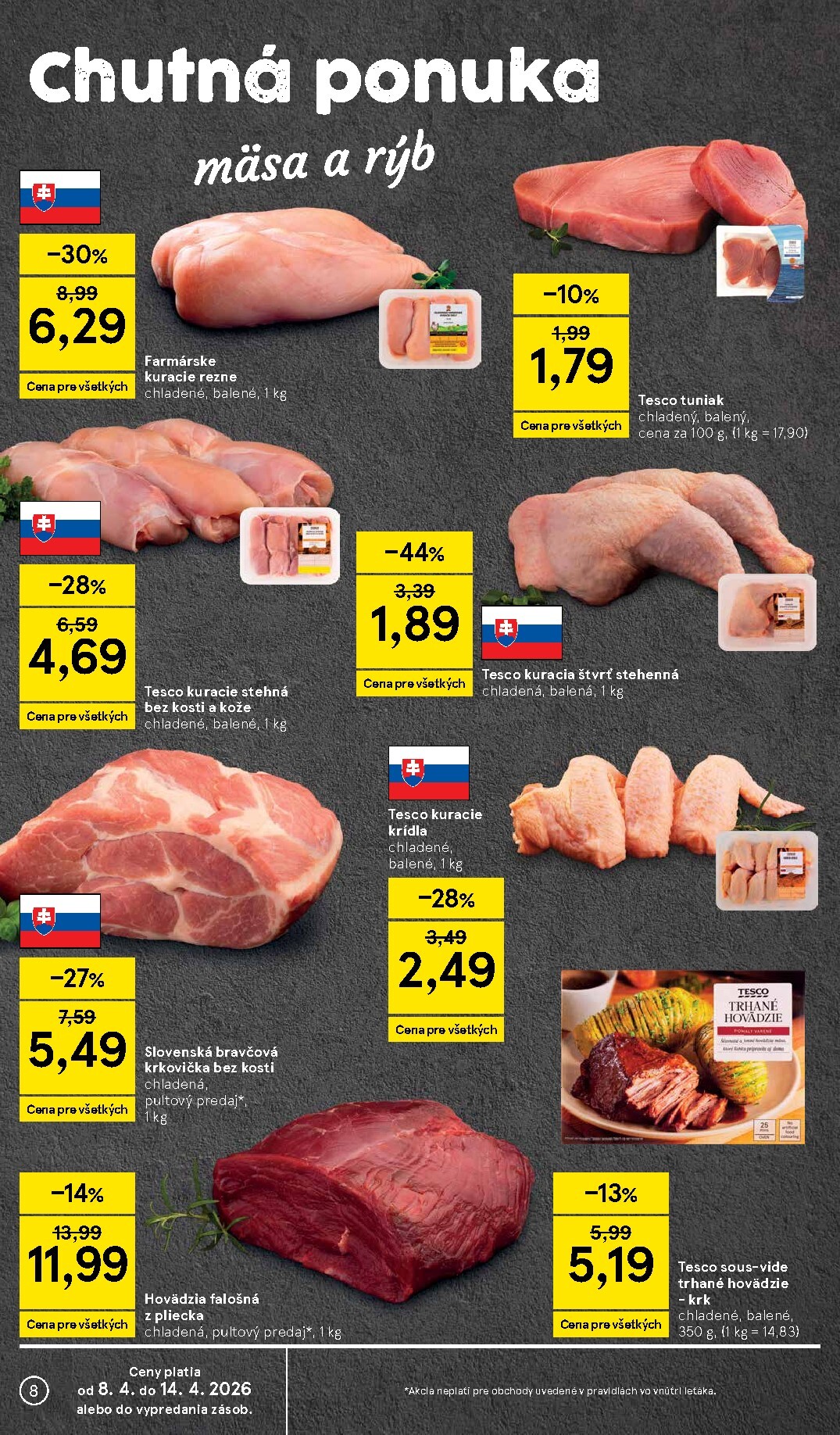 tesco - Leták Tesco platný od 08.04.2026 do 14.04.2026 - page: 8