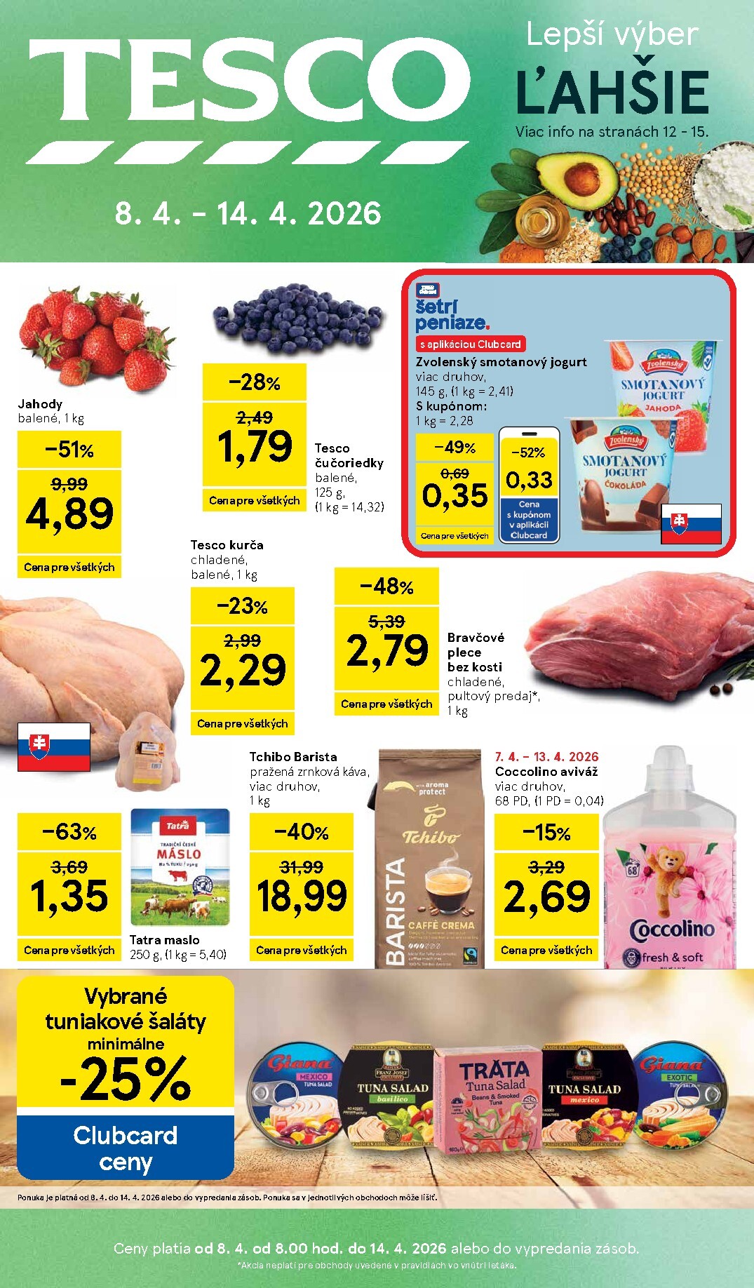 tesco - Leták Tesco platný od 08.04.2026 do 14.04.2026