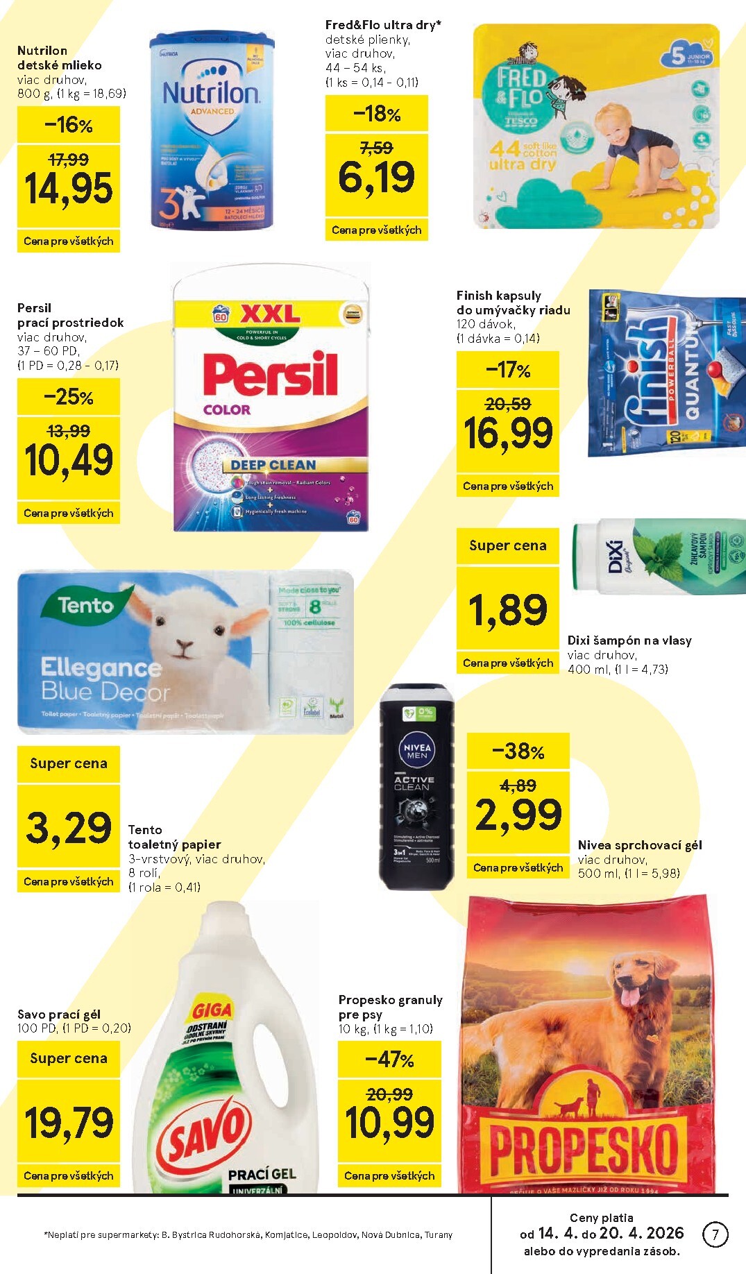 tesco - Nový leták Tesco supermarket platný od stredy, 15.04.2026 do utorka, 21.04.2026 - page: 7