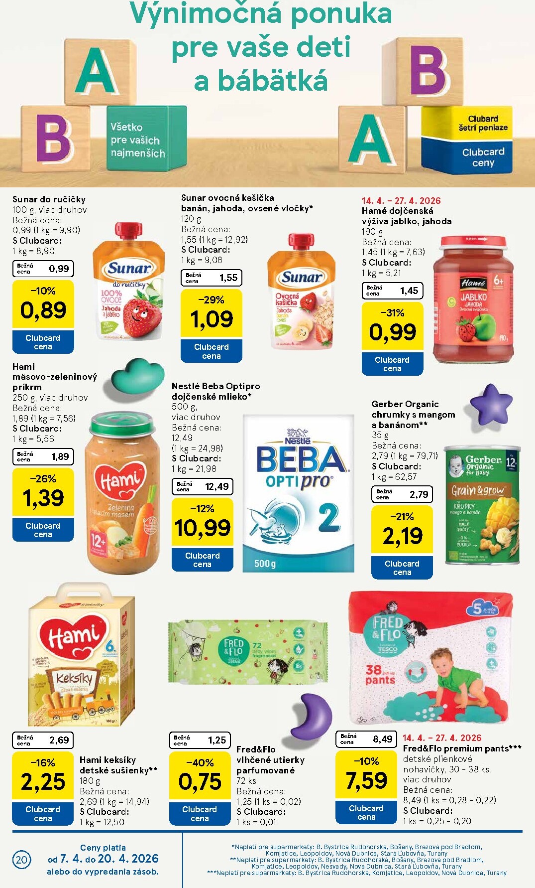 tesco - Nový leták Tesco supermarket platný od stredy, 15.04.2026 do utorka, 21.04.2026 - page: 20