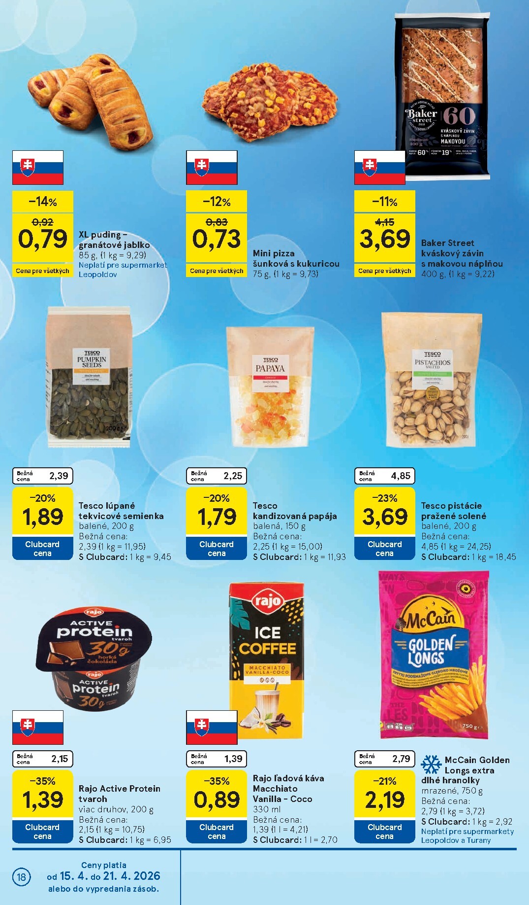 tesco - Nový leták Tesco supermarket platný od stredy, 15.04.2026 do utorka, 21.04.2026 - page: 18