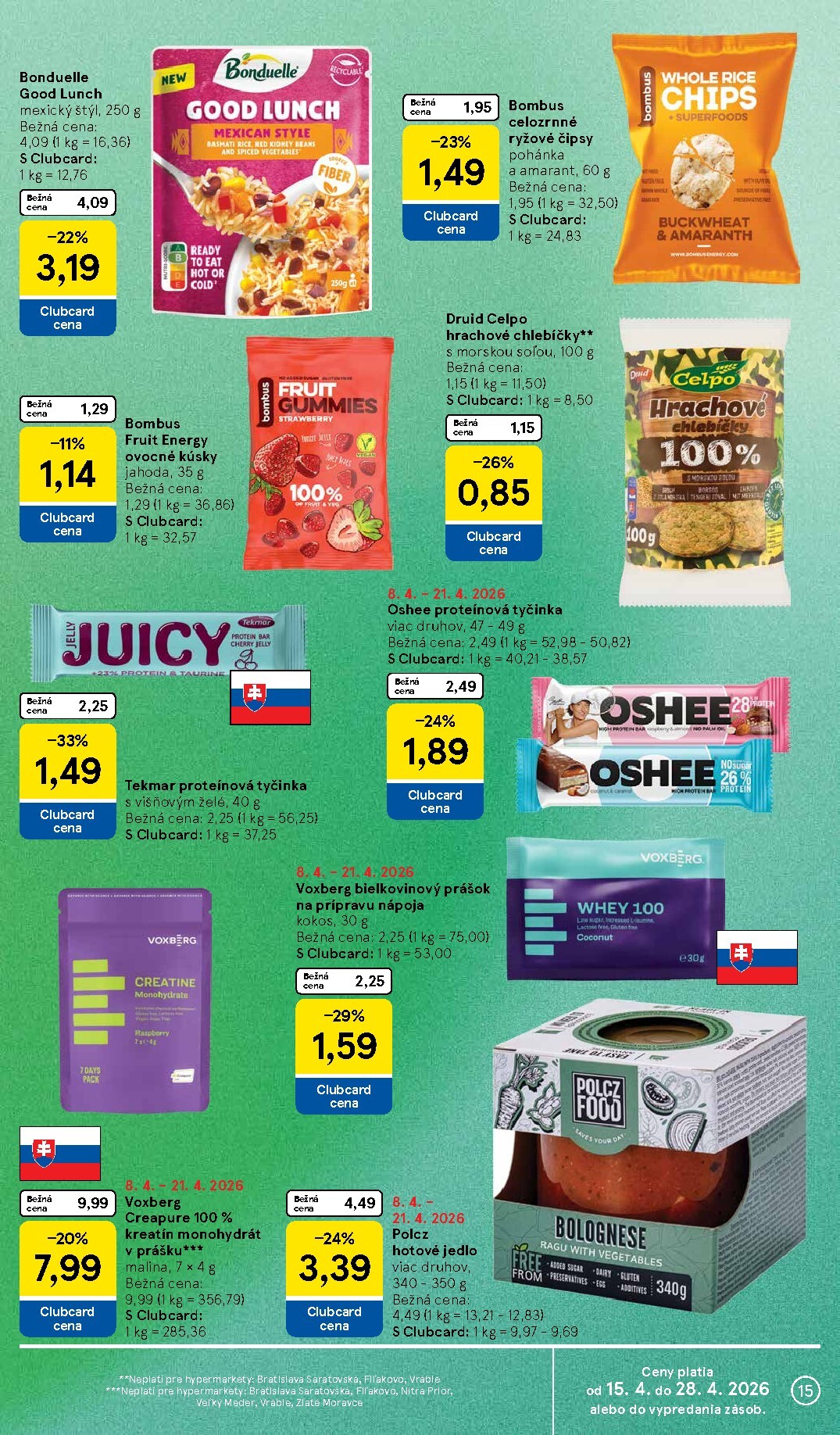 tesco - Nový leták Tesco platný od stredy, 15.04.2026 do utorka, 21.04.2026 - page: 15