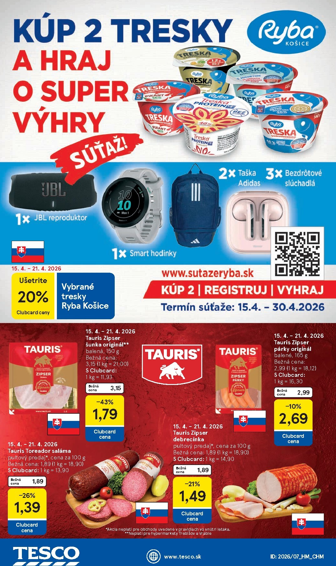 tesco - Nový leták Tesco platný od stredy, 15.04.2026 do utorka, 21.04.2026 - page: 37