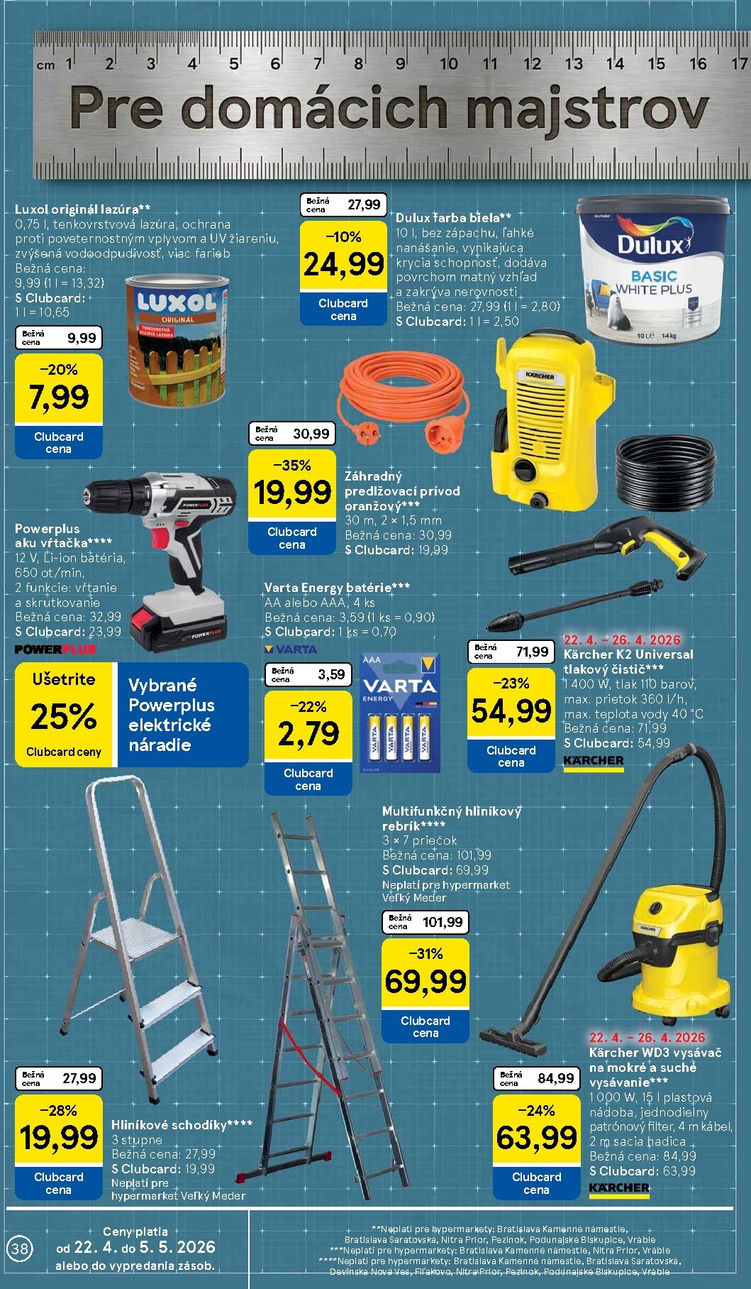 tesco - Nový leták Tesco od stredy, 22.04.2026 do utorka, 28.04.2026 - page: 38