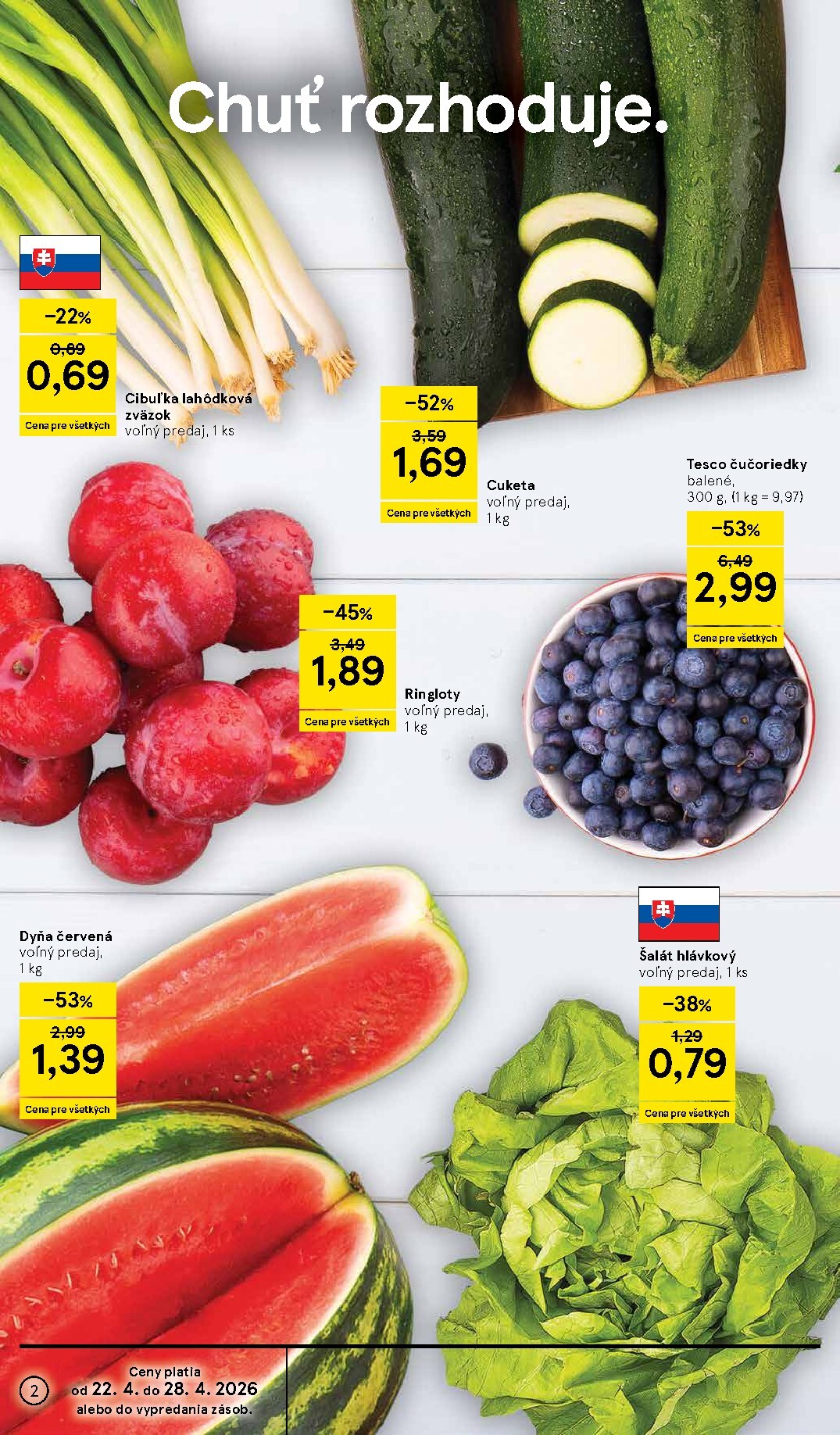 tesco - Nový leták Tesco od stredy, 22.04.2026 do utorka, 28.04.2026 - page: 2