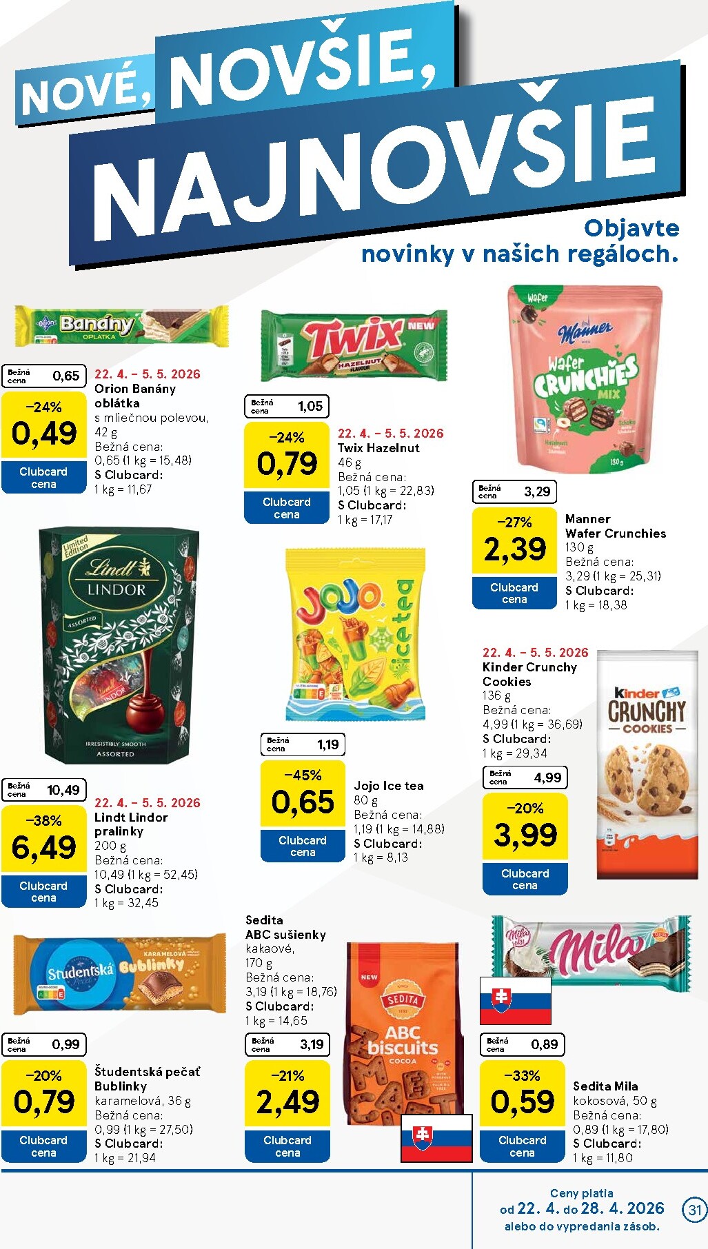 tesco - Nový leták Tesco od stredy, 22.04.2026 do utorka, 28.04.2026 - page: 31