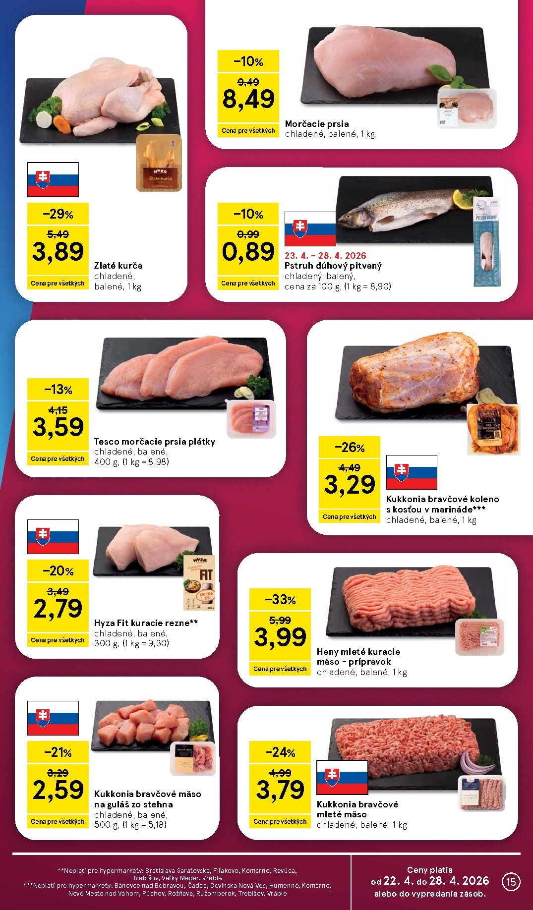 tesco - Nový leták Tesco od stredy, 22.04.2026 do utorka, 28.04.2026 - page: 15