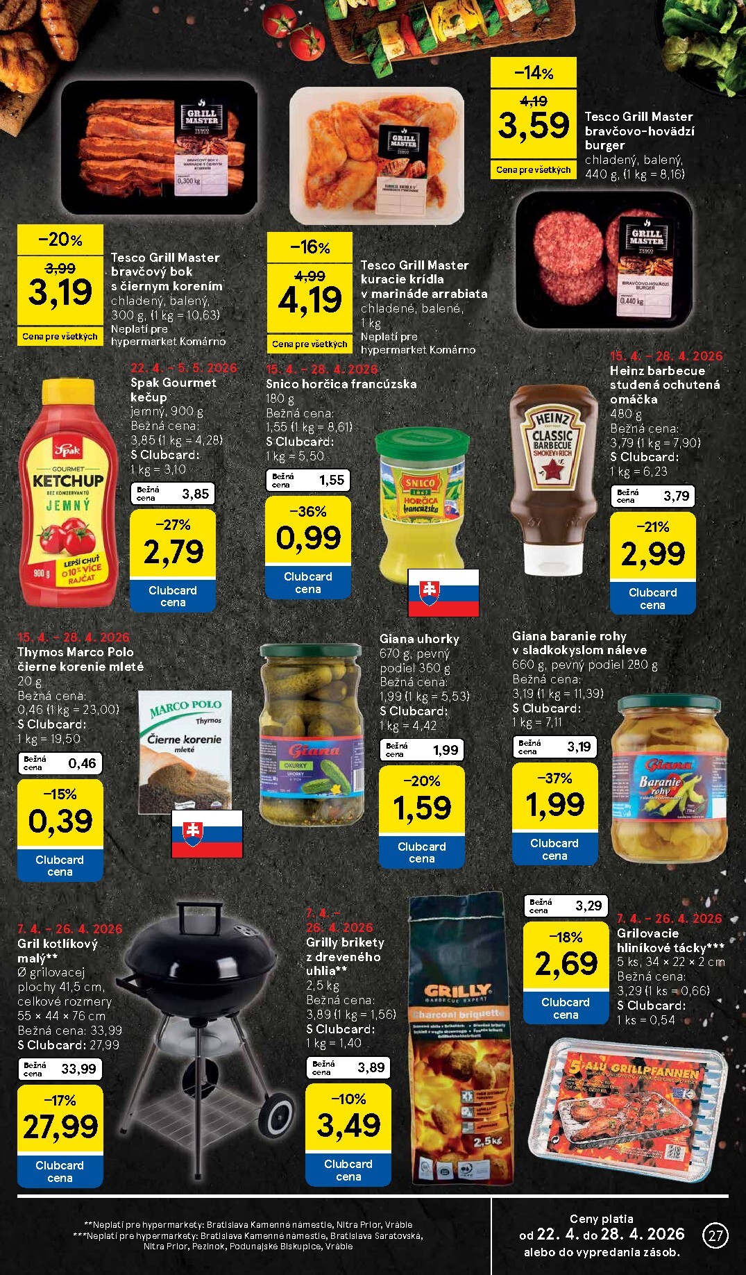 tesco - Nový leták Tesco od stredy, 22.04.2026 do utorka, 28.04.2026 - page: 27