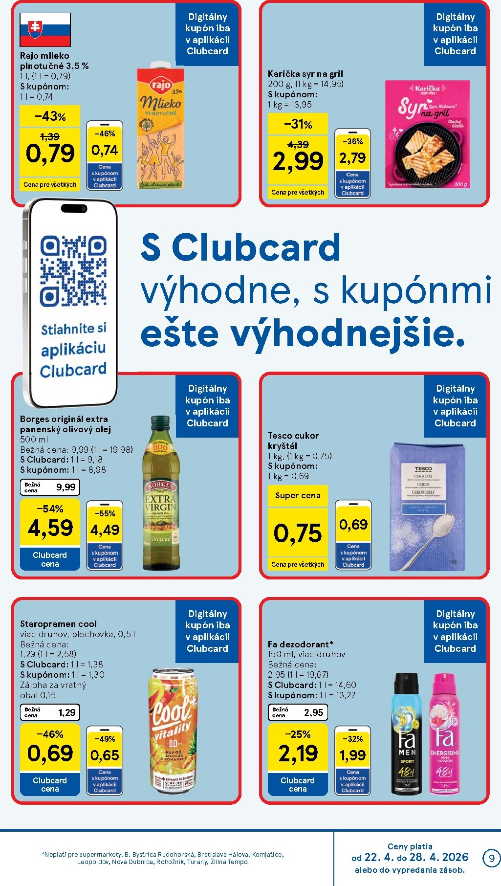 tesco - Nový leták Tesco supermarket od stredy, 22.04.2026 do utorka, 28.04.2026 - page: 9