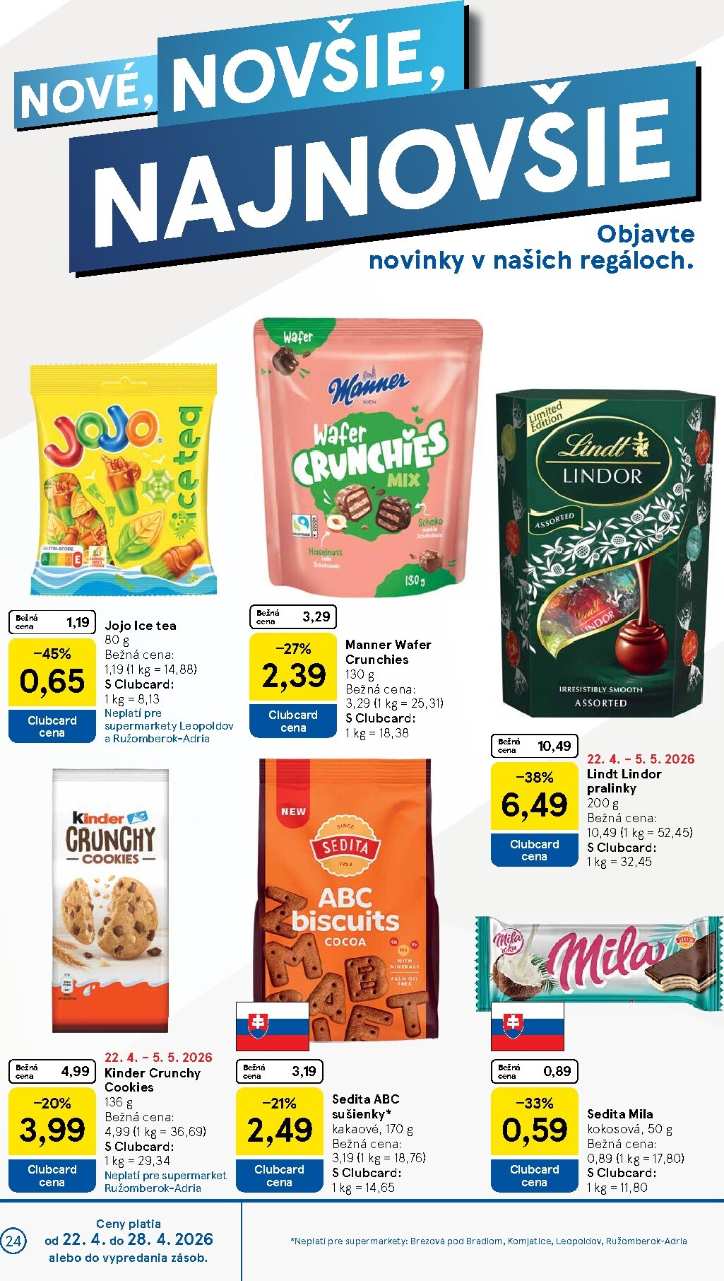 tesco - Nový leták Tesco supermarket od stredy, 22.04.2026 do utorka, 28.04.2026 - page: 24