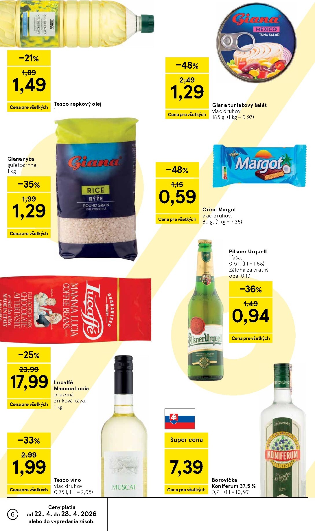 tesco - Nový leták Tesco supermarket od stredy, 22.04.2026 do utorka, 28.04.2026 - page: 6