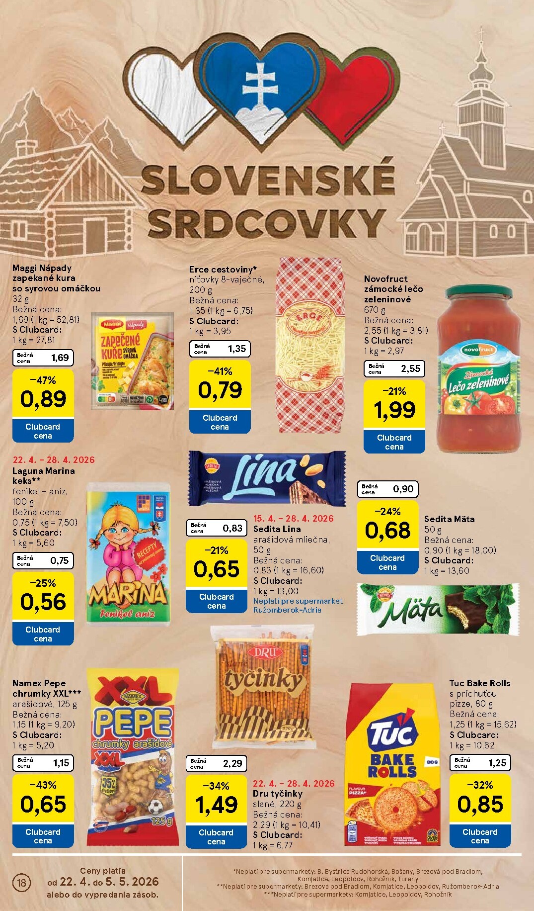 tesco - Nový leták Tesco supermarket od stredy, 22.04.2026 do utorka, 28.04.2026 - page: 18
