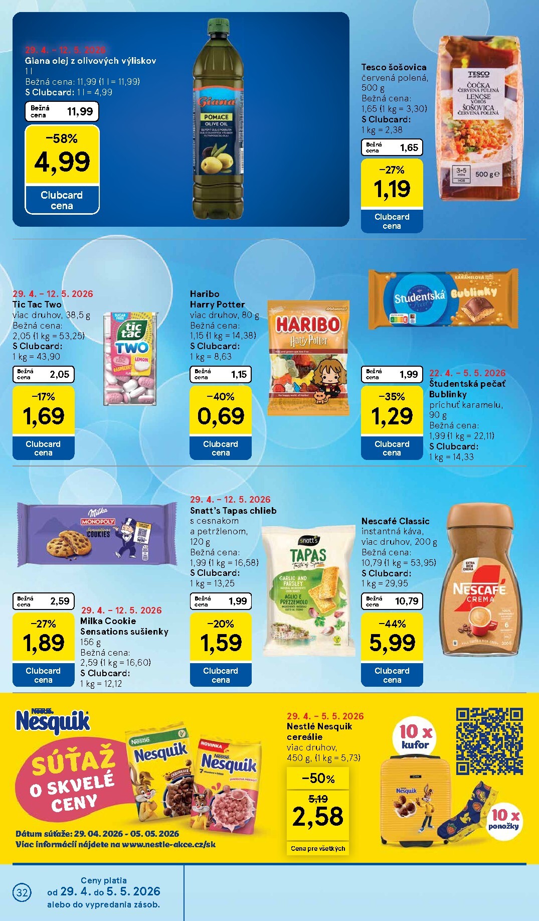 tesco - Nový leták Tesco od stredy, 29.04.2026 do utorka, 05.05.2026 - page: 32