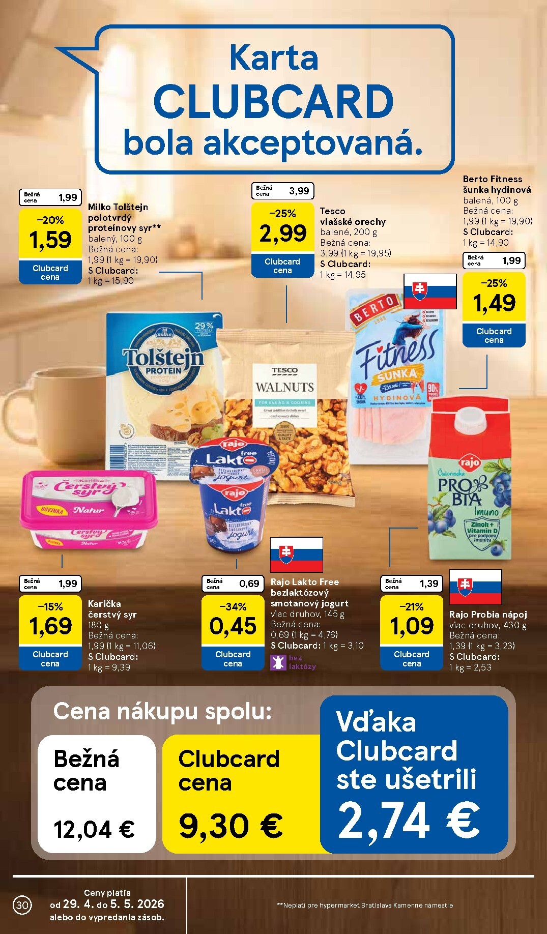 tesco - Nový leták Tesco od stredy, 29.04.2026 do utorka, 05.05.2026 - page: 30