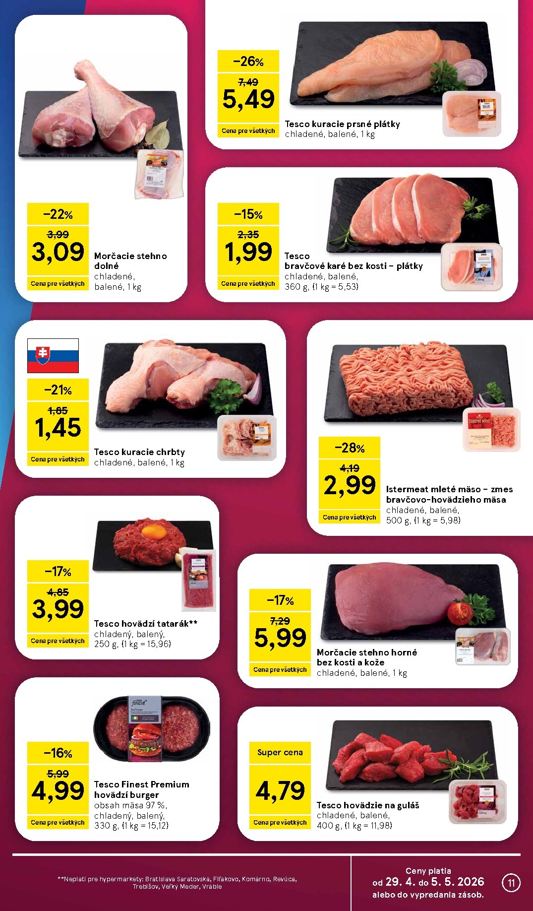 tesco - Nový leták Tesco od stredy, 29.04.2026 do utorka, 05.05.2026 - page: 11