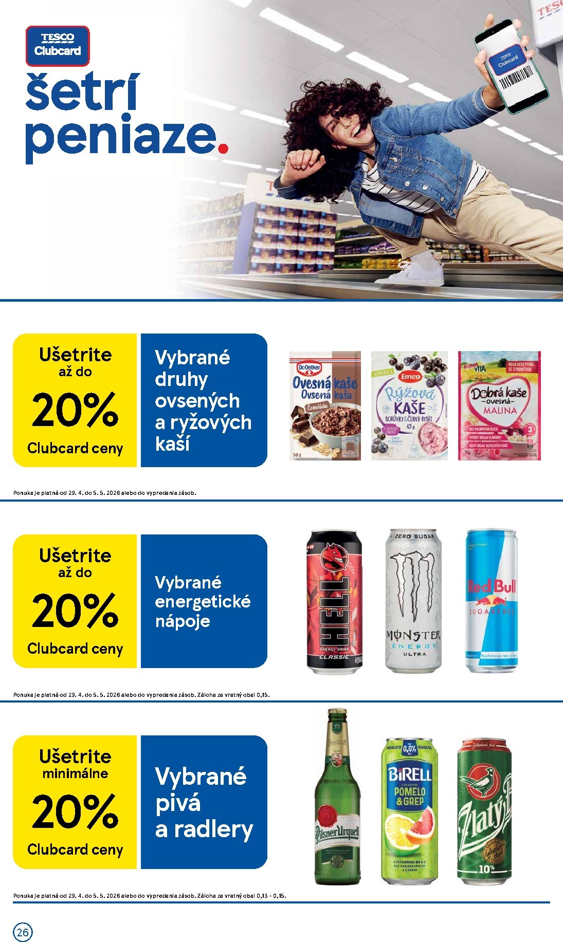tesco - Nový leták Tesco od stredy, 29.04.2026 do utorka, 05.05.2026 - page: 26